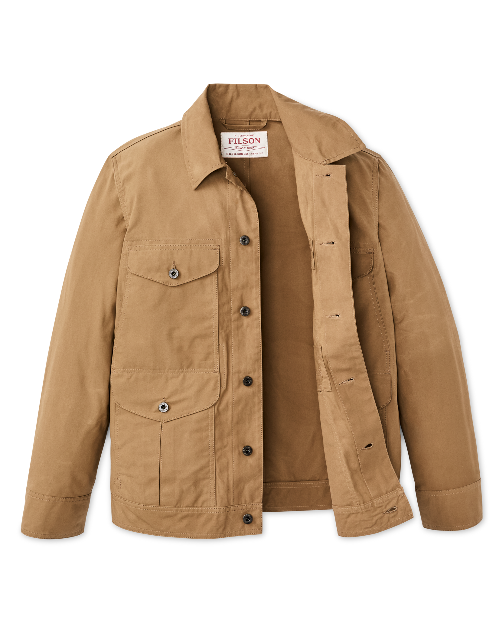 Alternative view of Dry Wax Journeyman Jacket - Tan