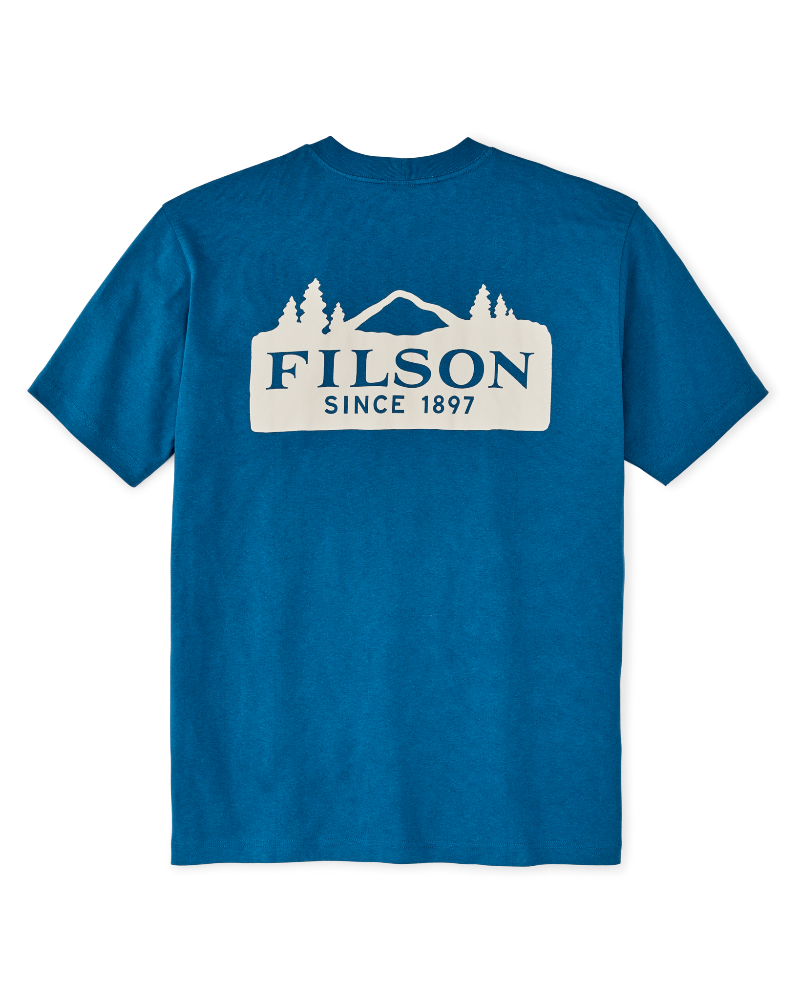Alternative view of Frontier Logo T-shirt - Sapphire / Scenic Mark