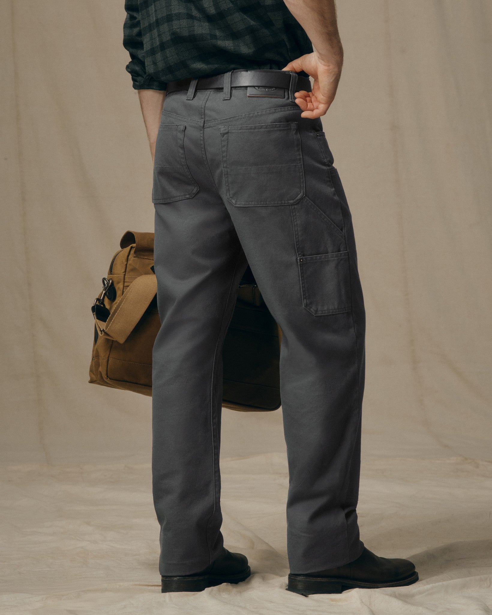 Alternative view of Dry Tin Double Front Pants - Raven