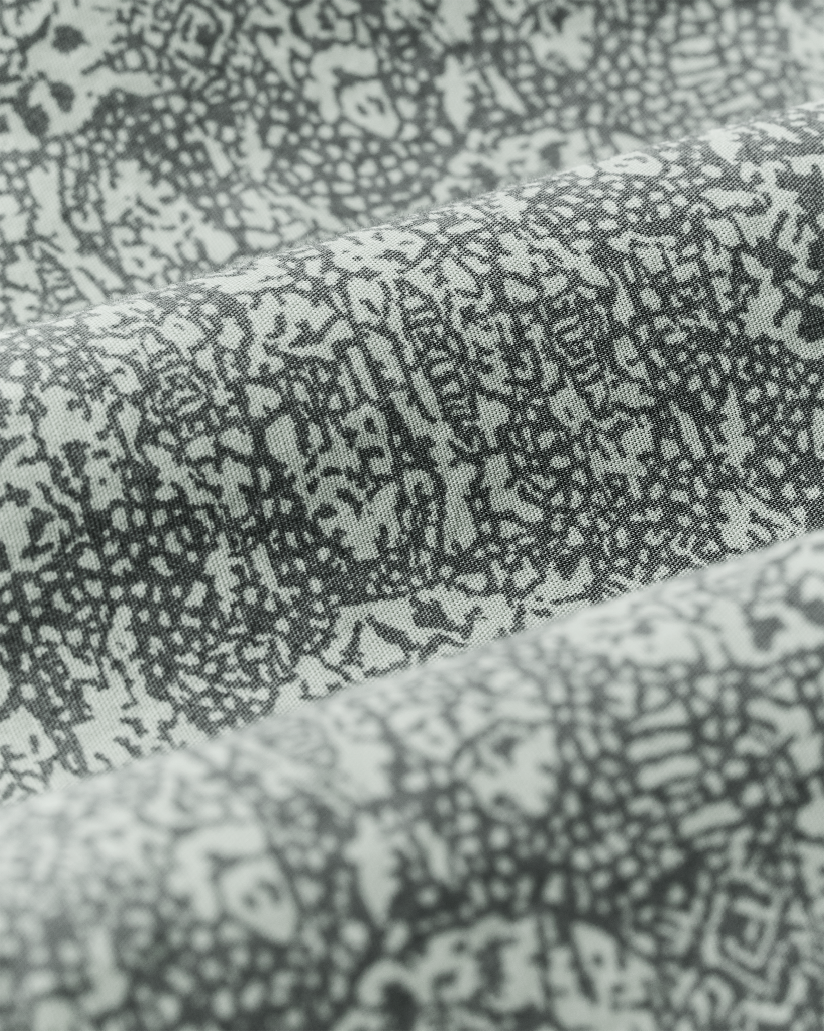 Washed Short Sleeve Feather Cloth Shirt - Khaki Print - Image 7