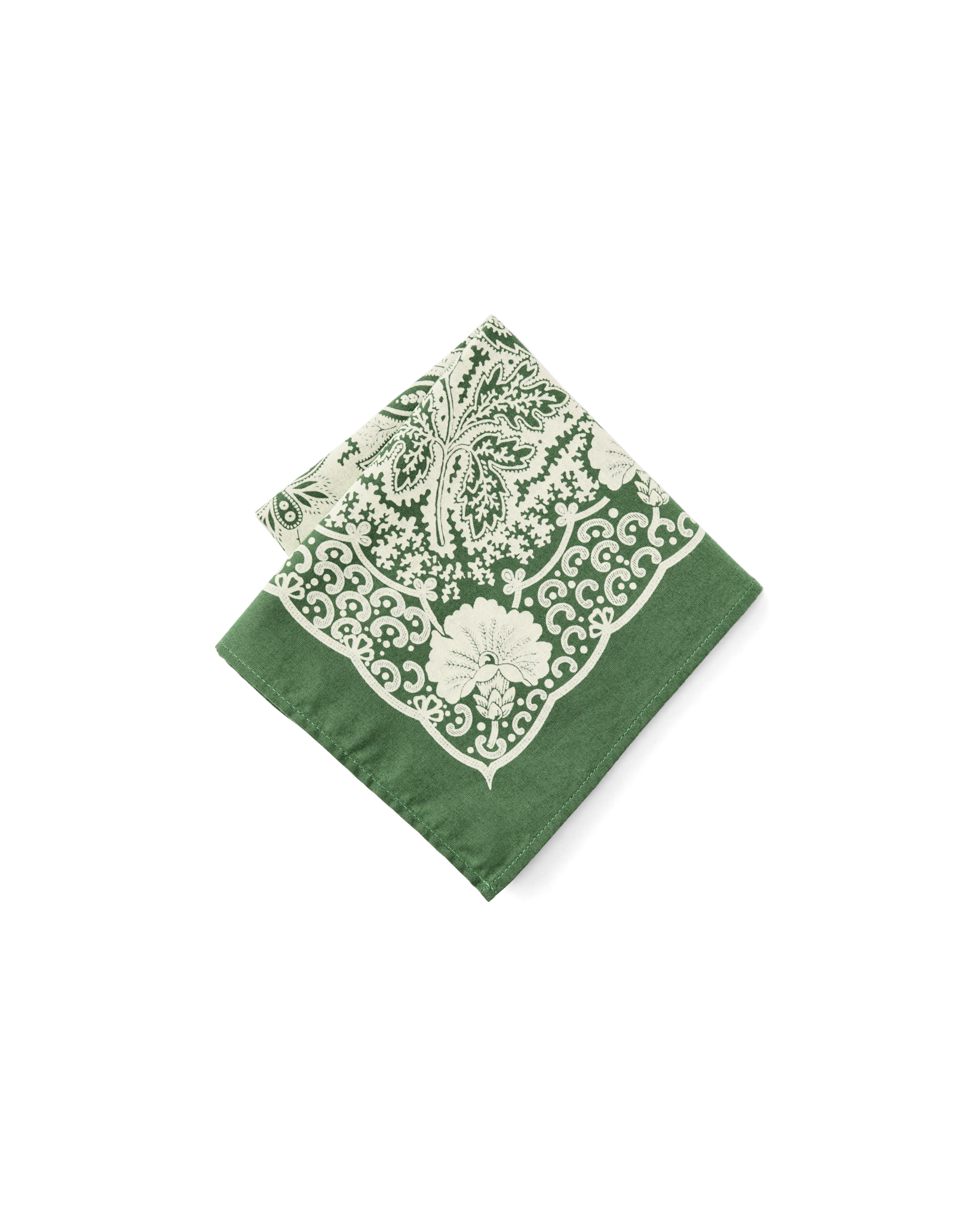 Alternative view of Paisley Bandana - Green