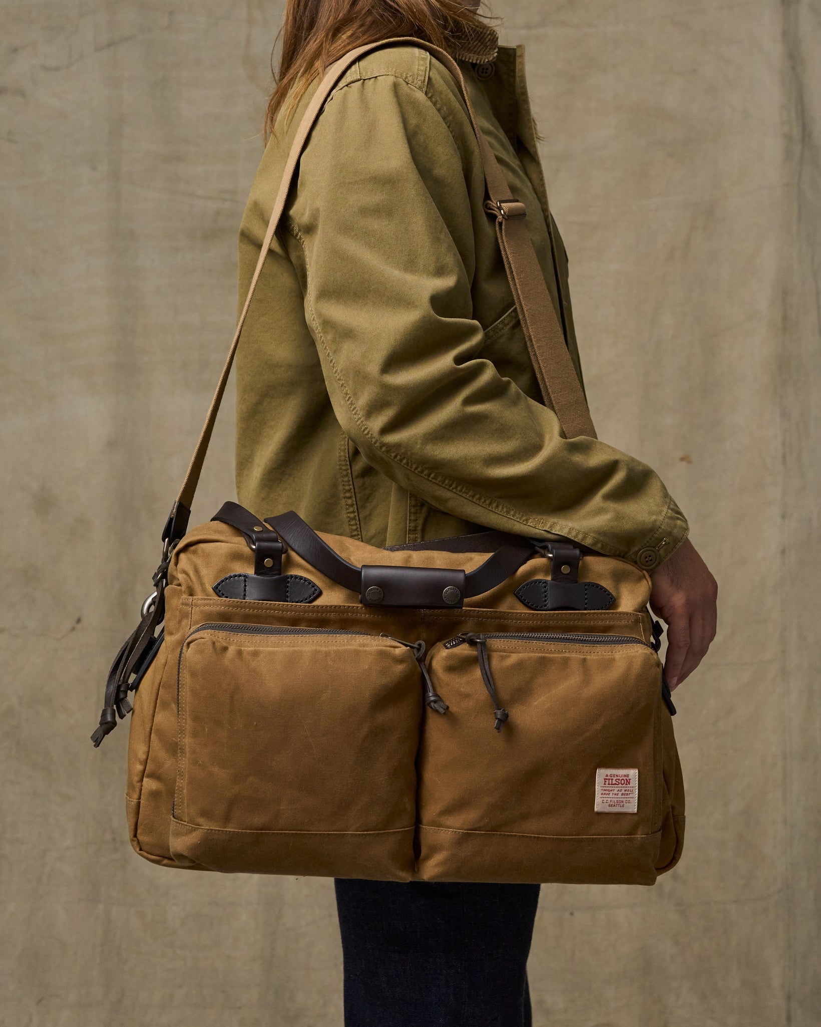 Alternative view of 48 Hour Tin Cloth Duffle Bag - Dark Tan