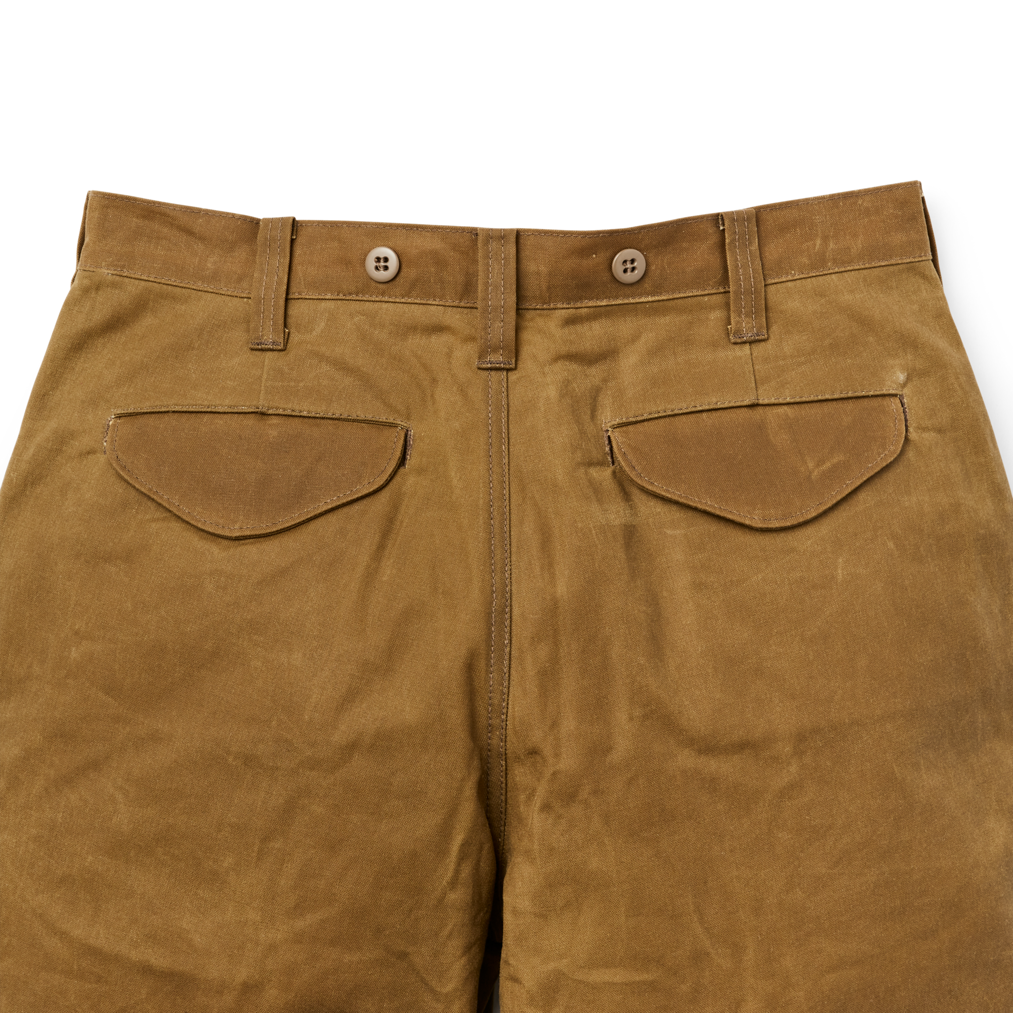 Oil Finish Single Tin Cloth Pants - Dark Tan - Image 6