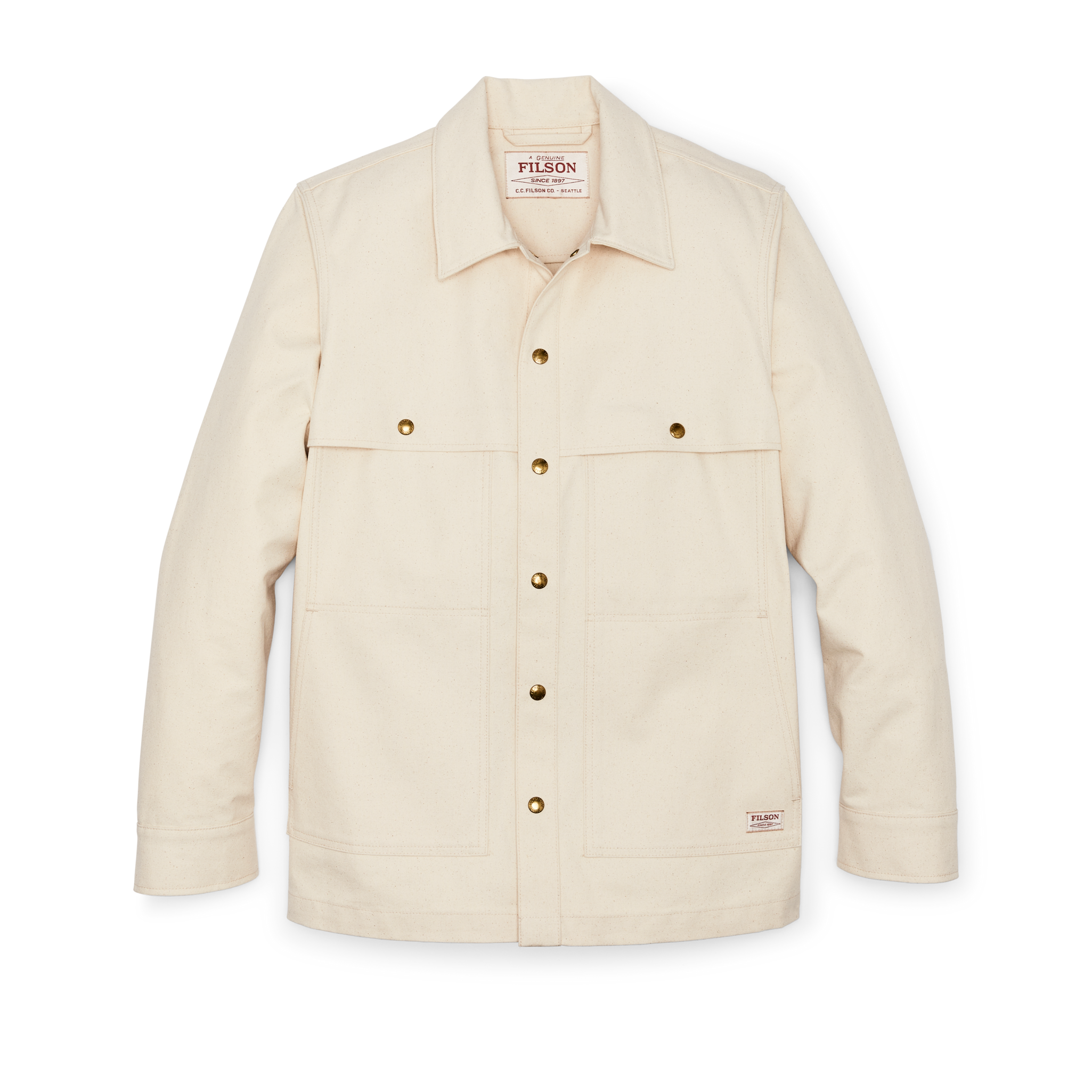 Dry Tin Cloth Forester Jac-shirt - Natural Seed