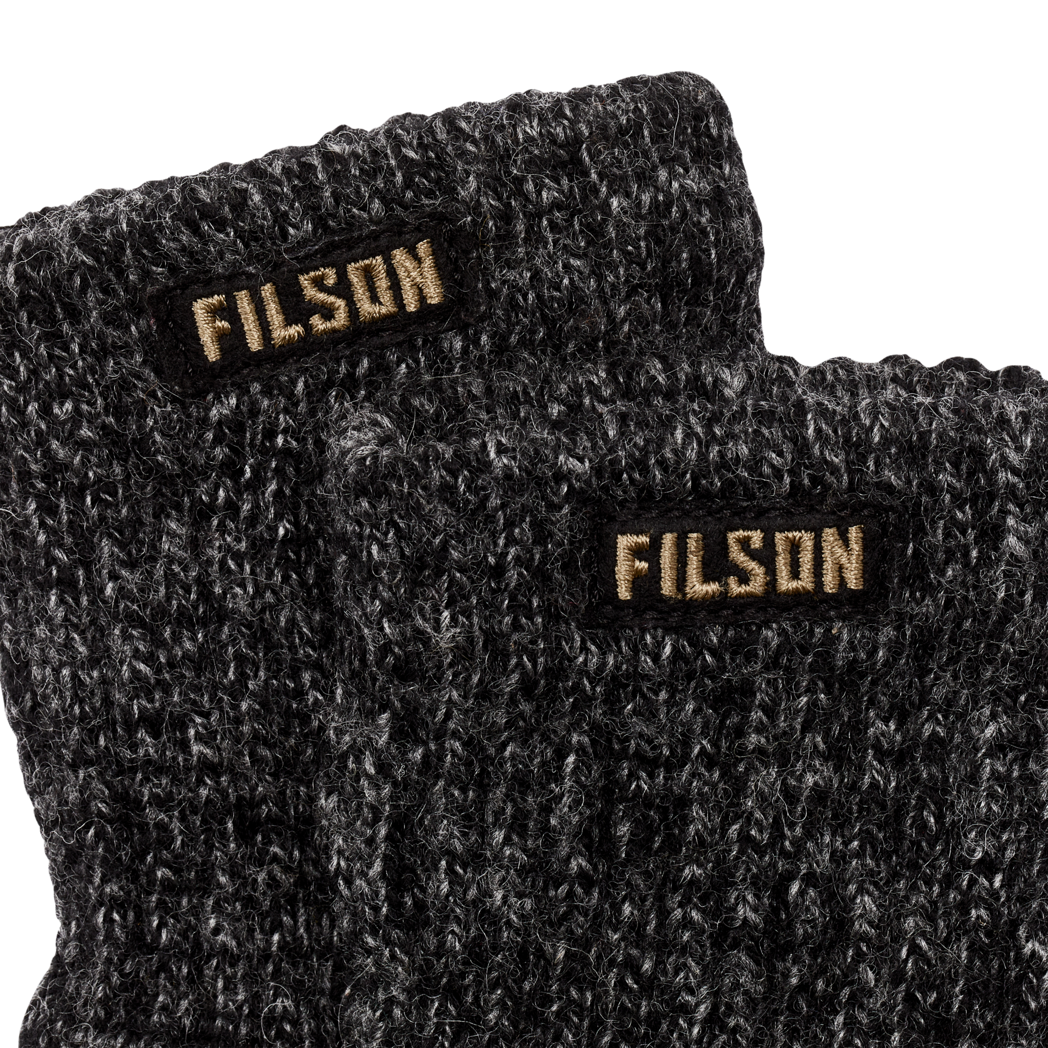Alternative view of Fingerless Knit Gloves - Charcoal