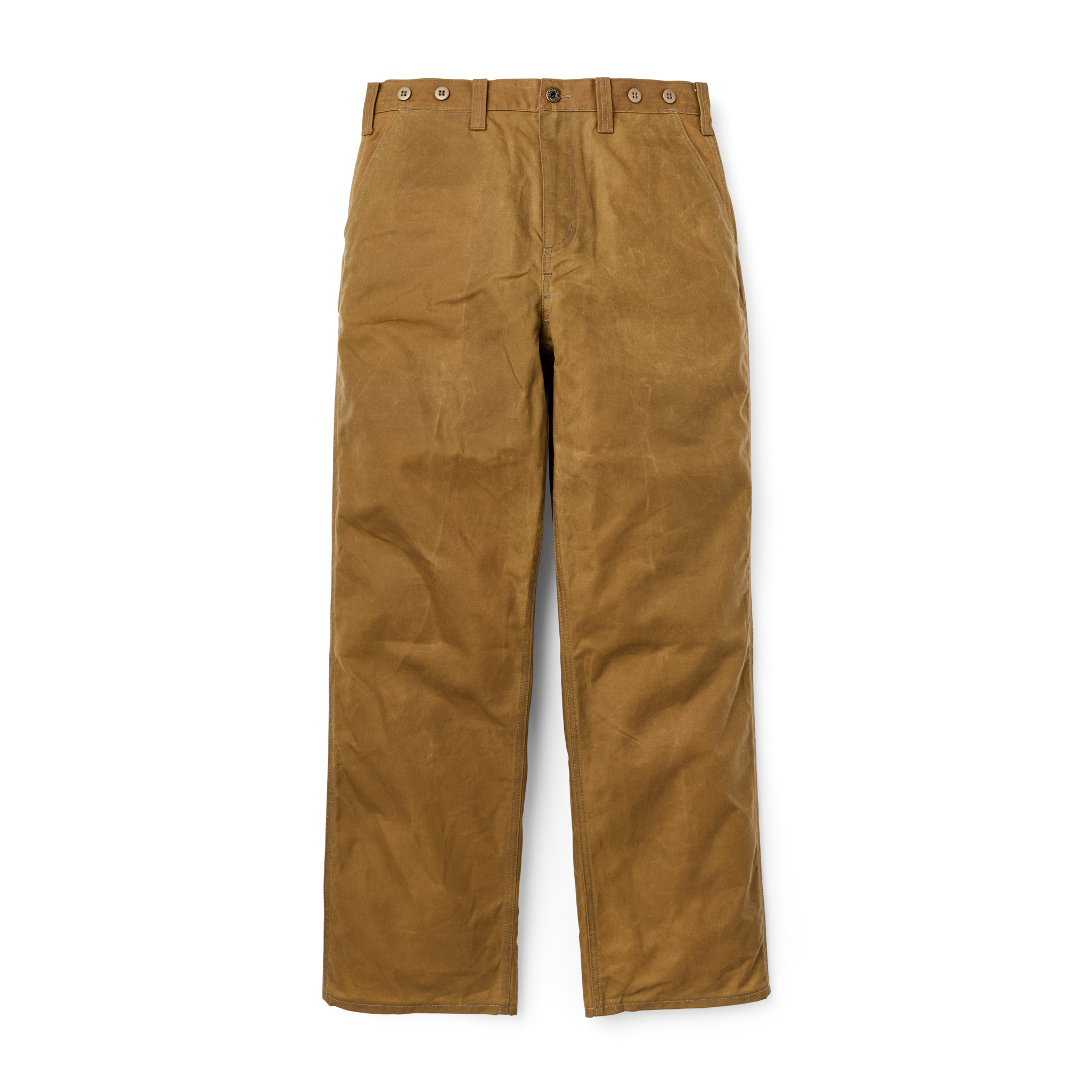 Oil Finish Single Tin Cloth Pants - Dark Tan - Image 3