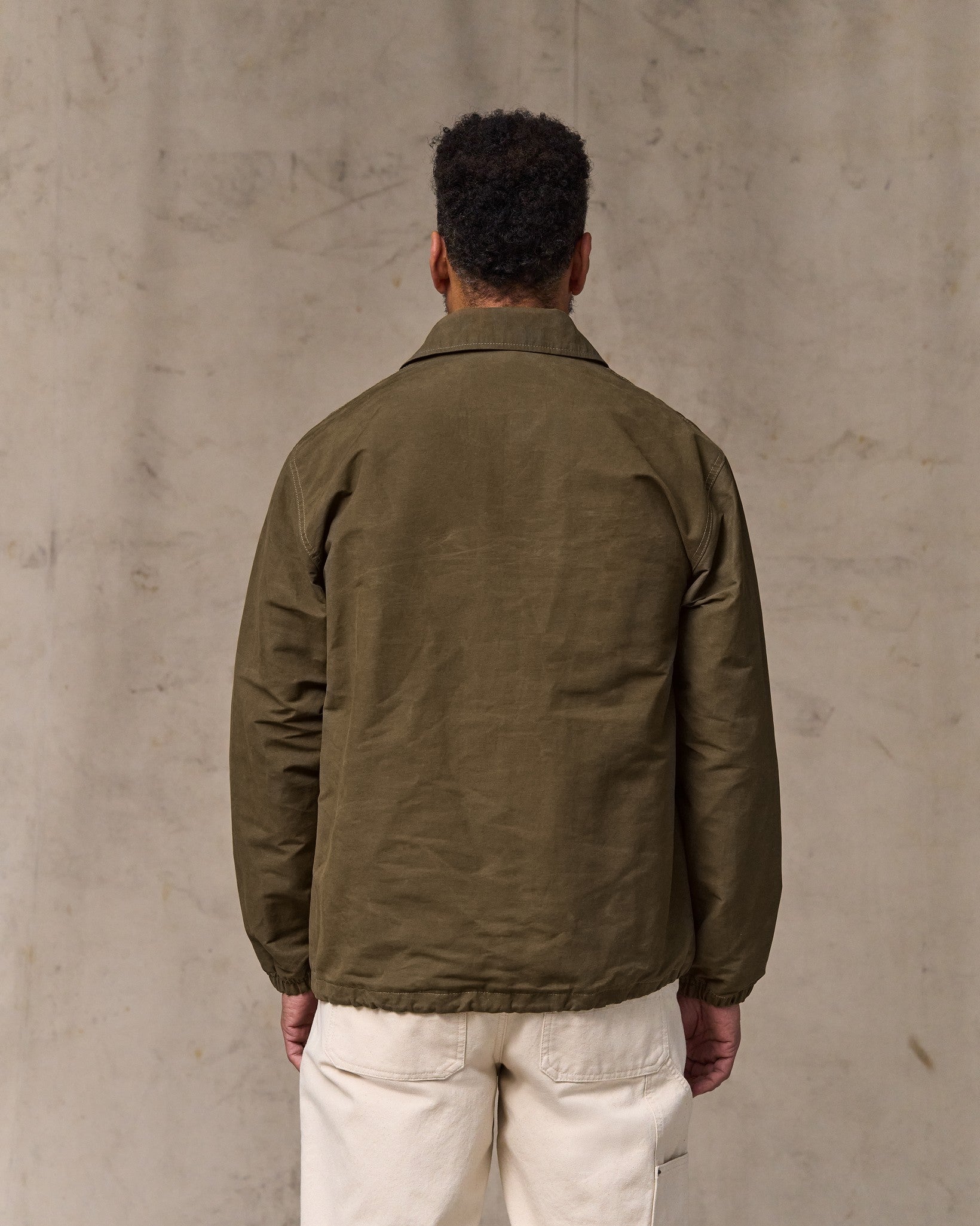 Alternative view of Dry Wax Windbreaker - Military Olive