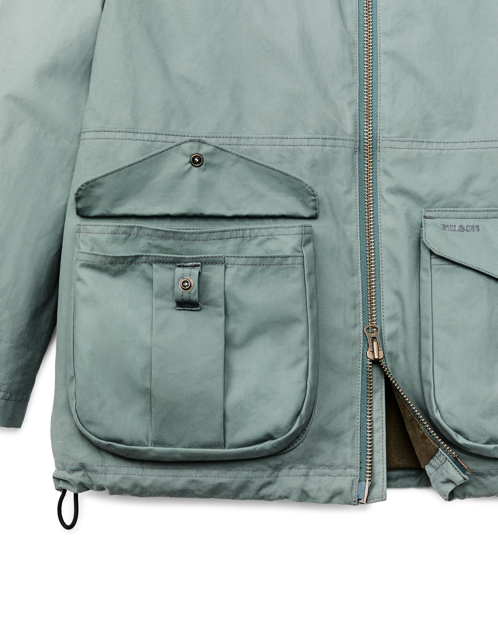 Women's Cover Cloth Raincoat - Balsam Green - Image 8