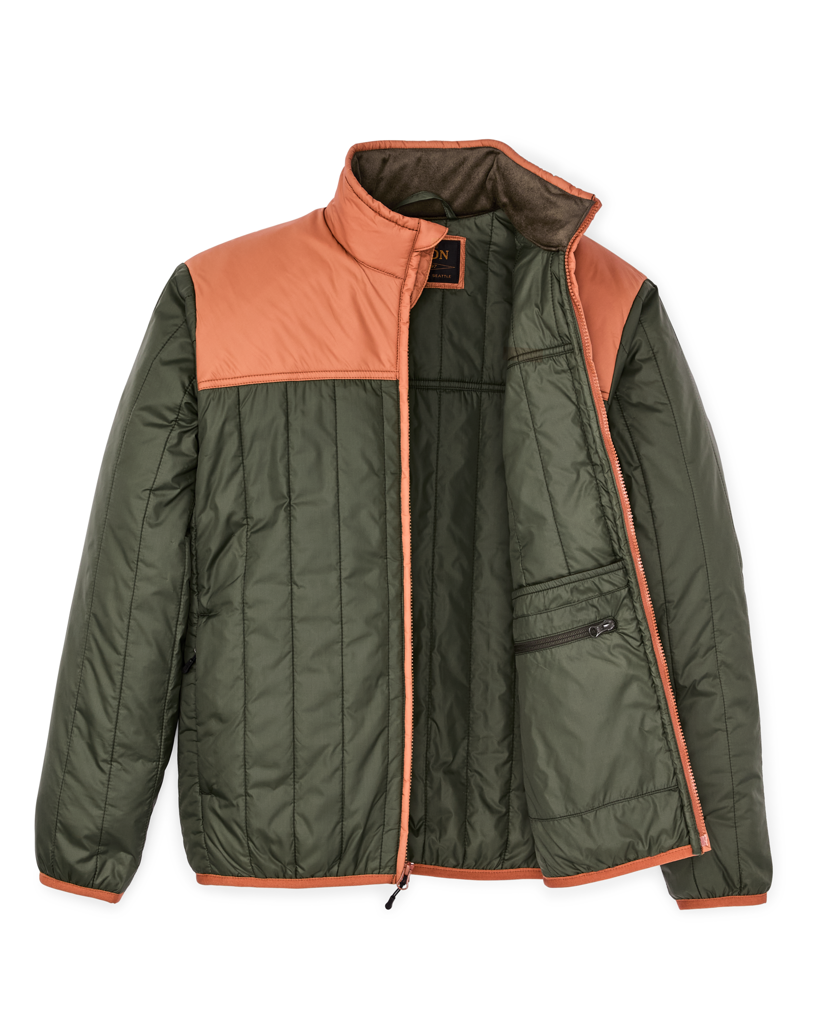 Alternative view of Ultralight Jacket - Dark Forest / Bourbon