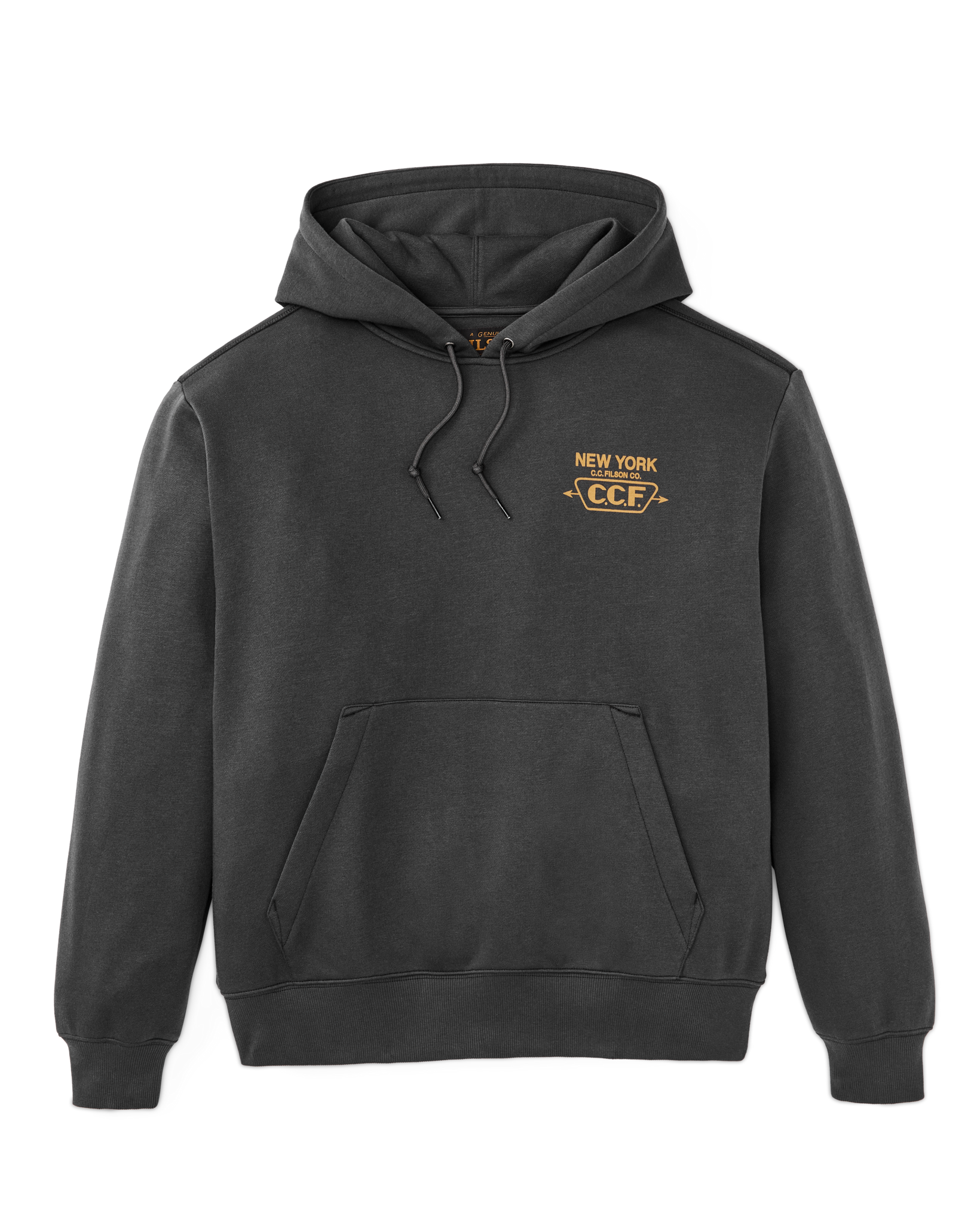 NYC Graphic Hoodie - Faded Black - Image 2