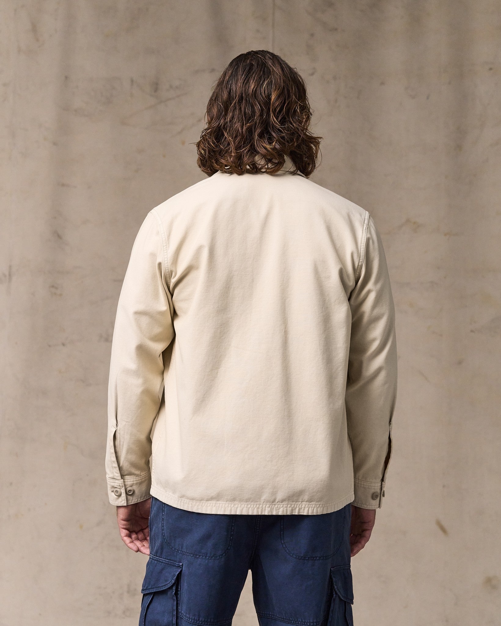Alternative view of Field Jac-Shirt - Washed Oatmeal