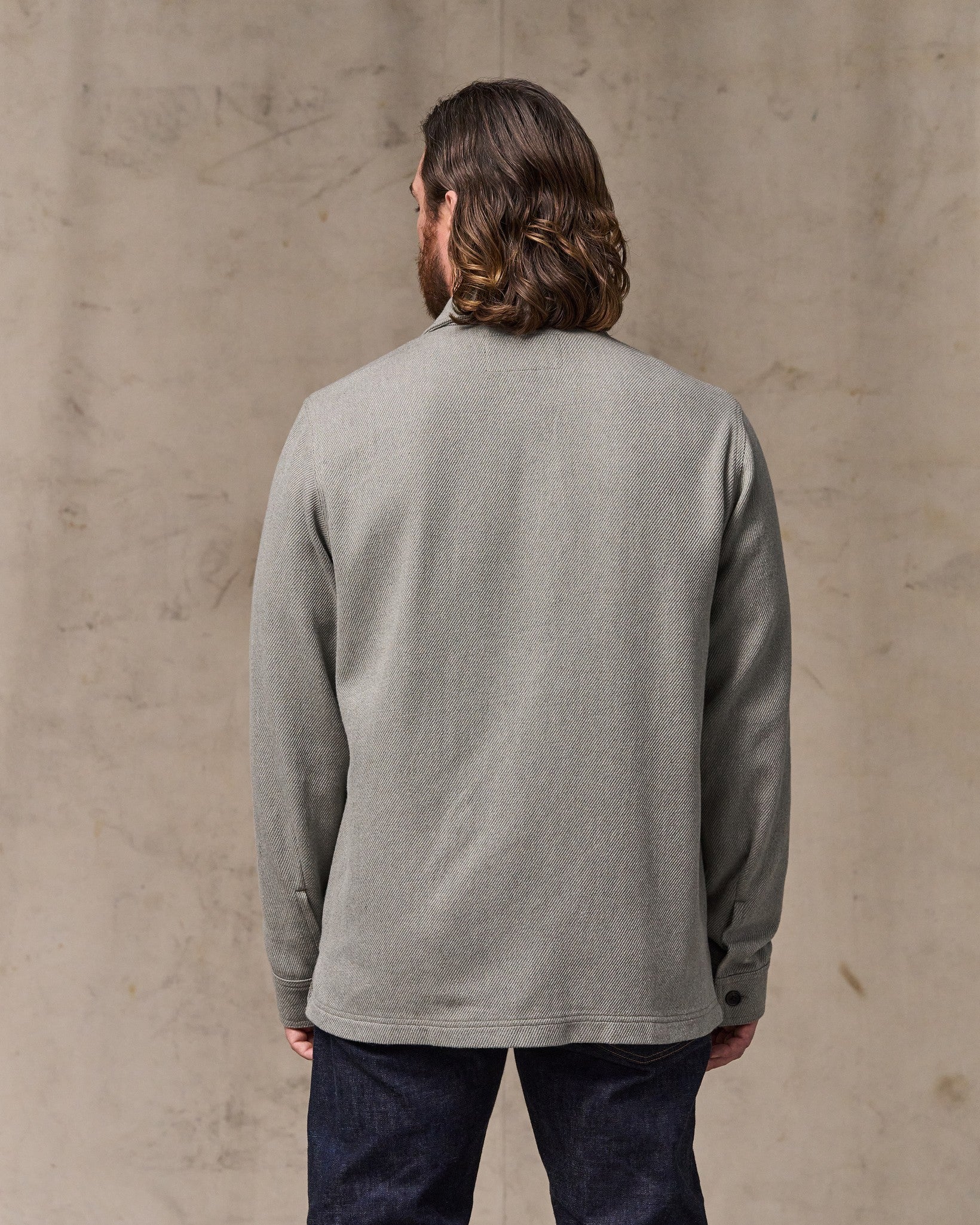 Alternative view of Deer Island Jac-Shirt - Heather Natural