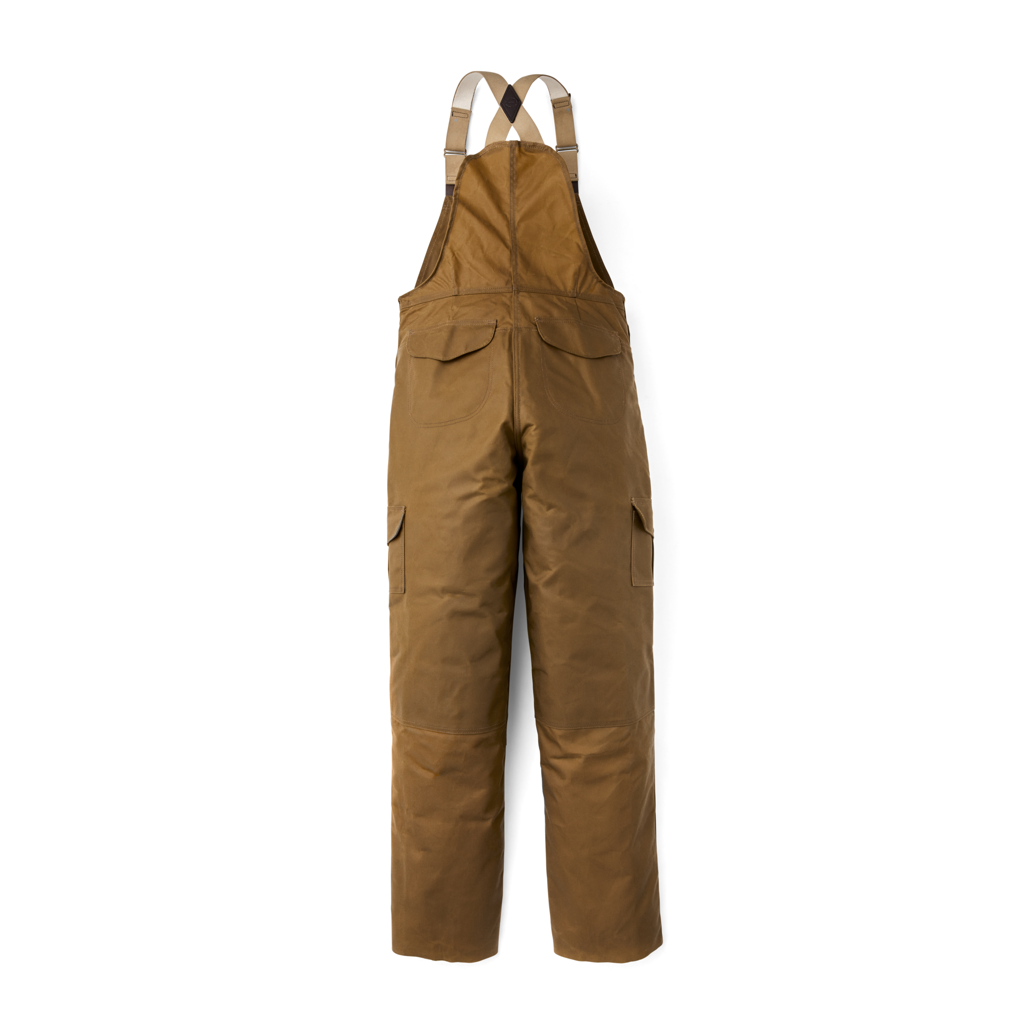 Oil Finish Double Tin Cloth Bibs - Dark Tan - Image 4