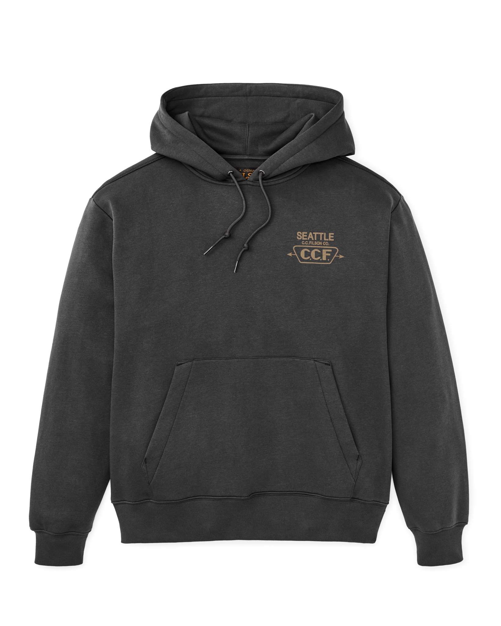 Alternative view of Seattle Graphic Hoodie - Faded Black