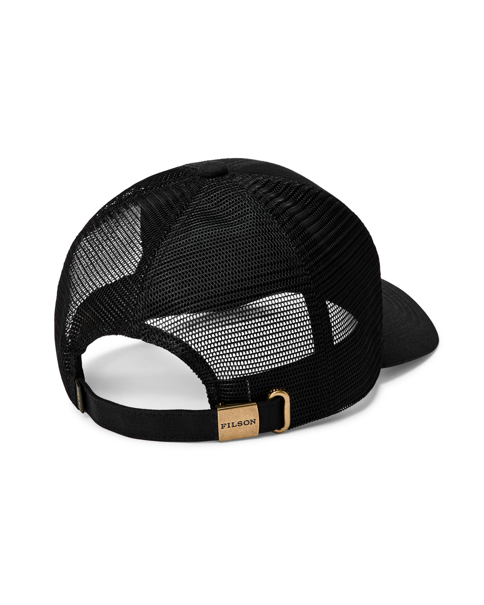 Alternative view of Tin Cloth Logger Mesh Cap - Black