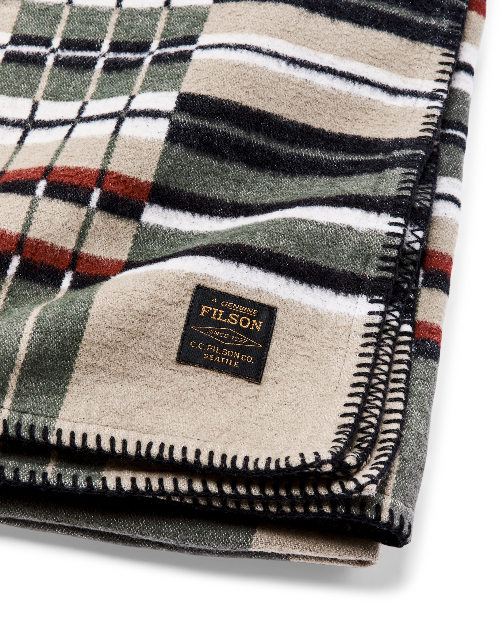 Longmire Cotton Blanket - Silver Sage - Image 3