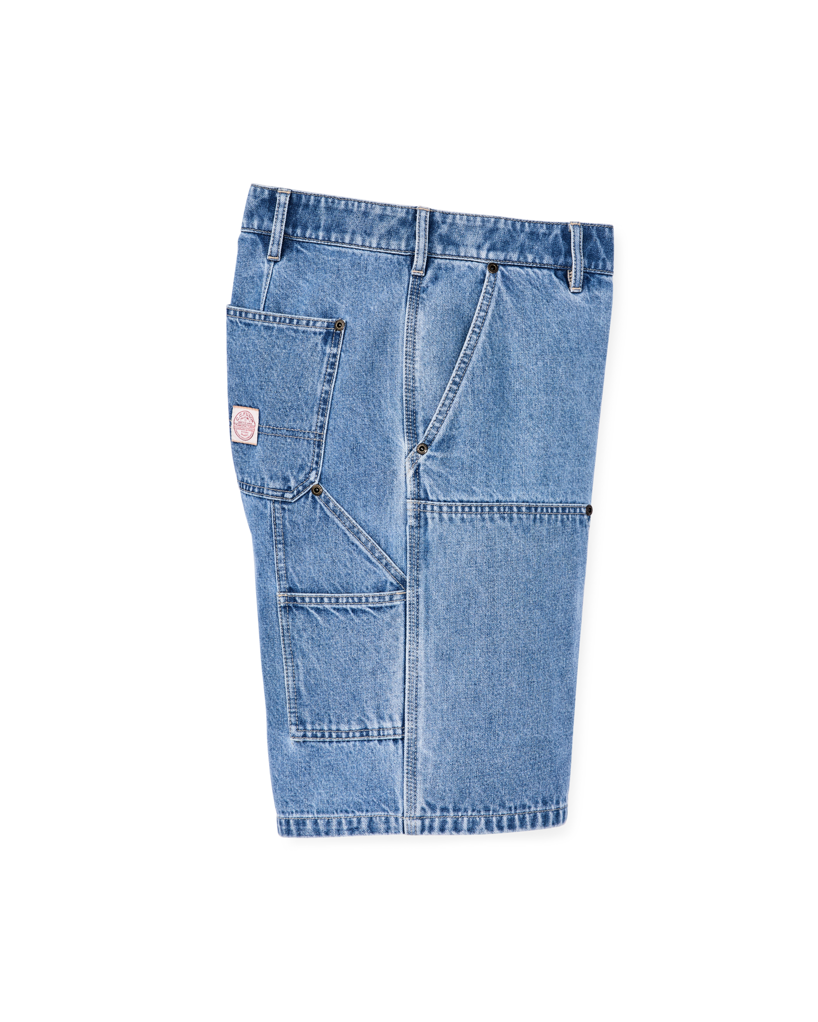 Women's 11-oz. Denim Work Shorts - Medium Indigo - Image 7