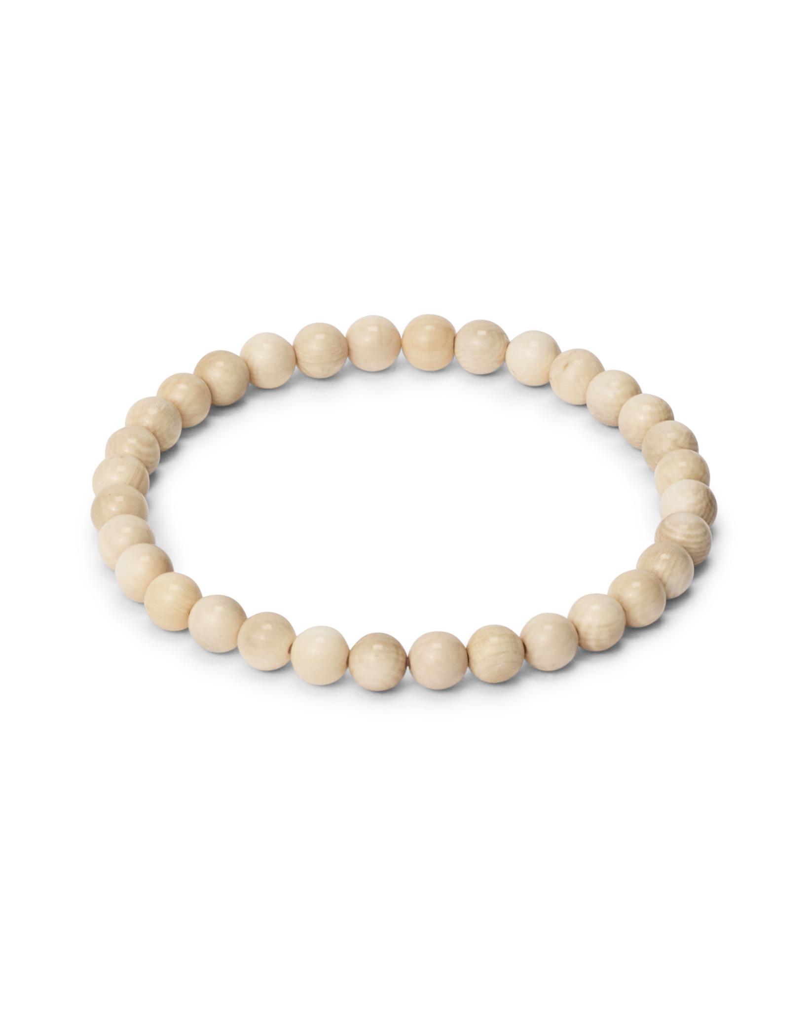 Ivory Jacks Mammoth Bead Bracelet - Wht - Image 3
