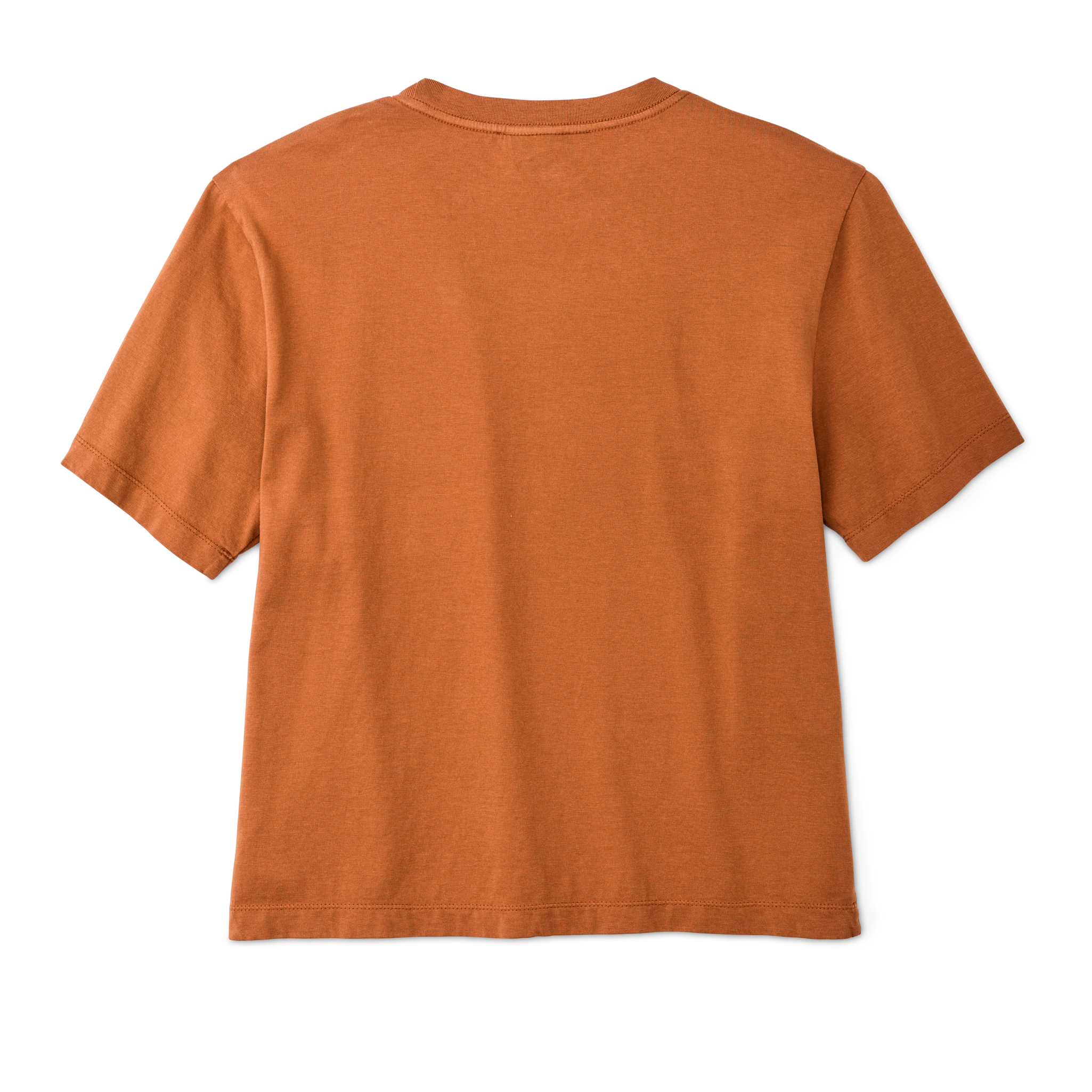 Alternative view of Women's Short Sleeve Pocket Tee - Leather Brown