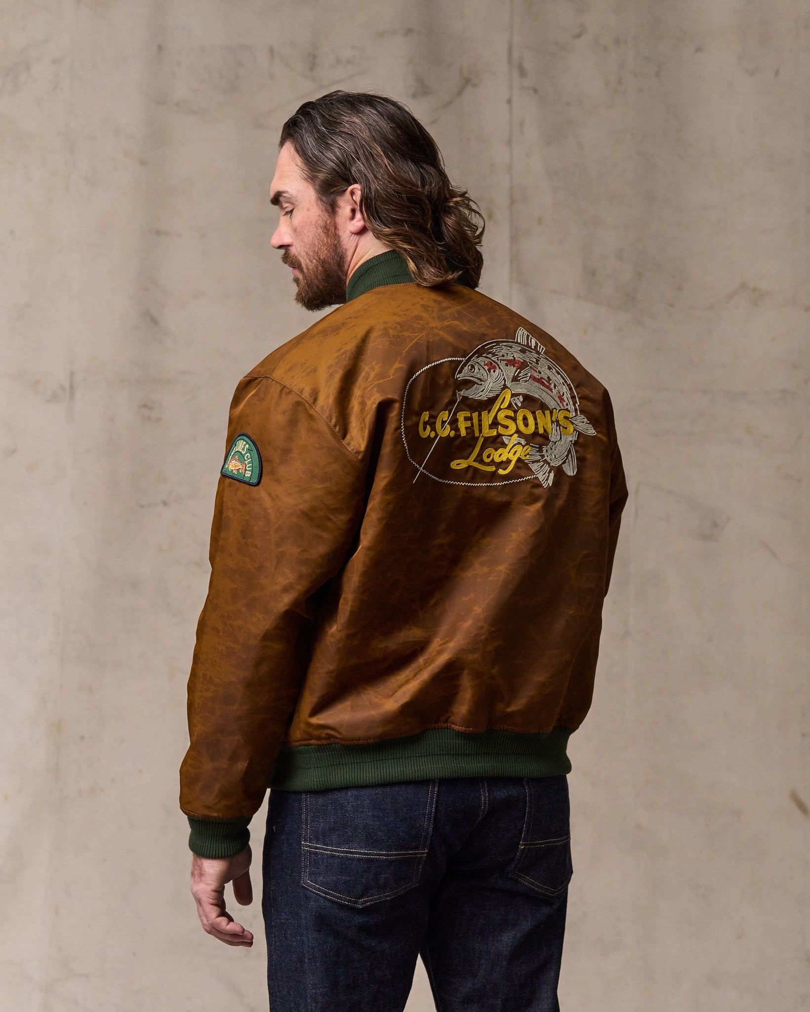 Alternative view of Embroidered Montlake Jacket - Whiskey