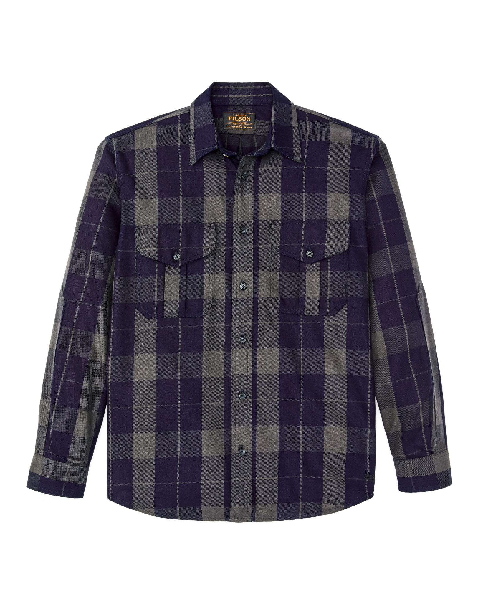 Vintage Wash Alaskan Guide Shirt - Indigo / Faded Black - Image 5