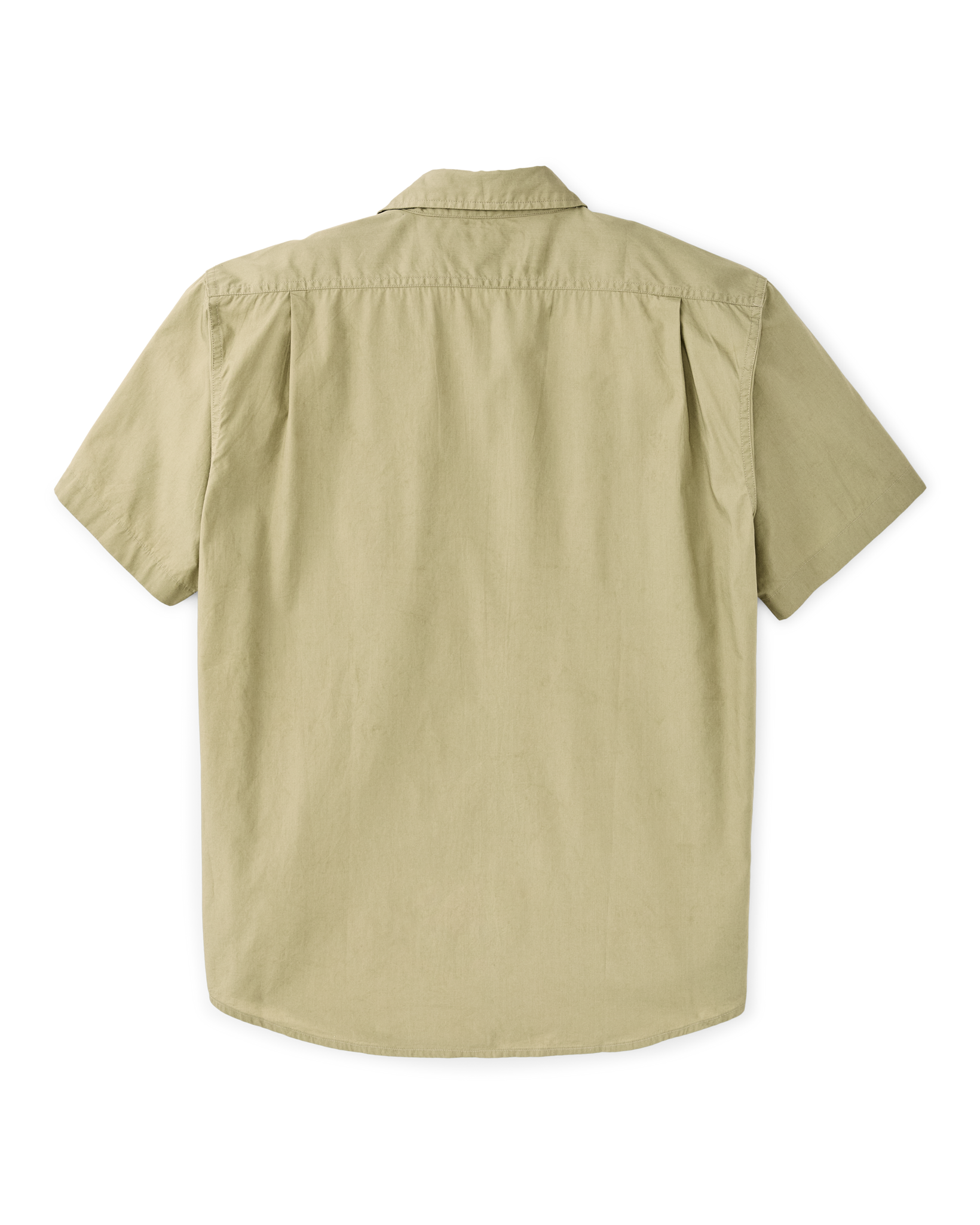 Washed Short Sleeve Feather Cloth Shirt - Lakebed - Image 12
