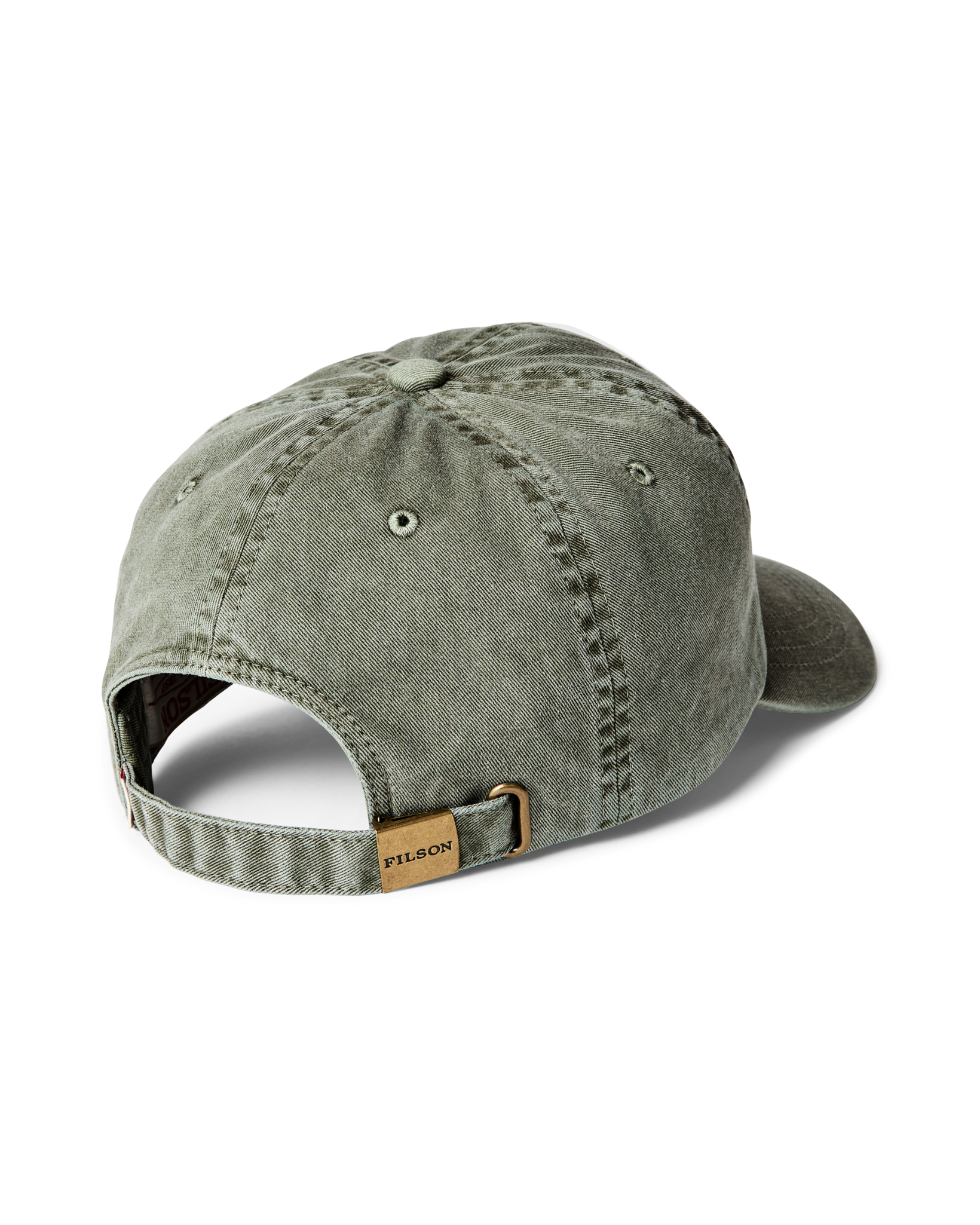 Alternative view of Washed Low-profile Logger Cap - Washed Olive