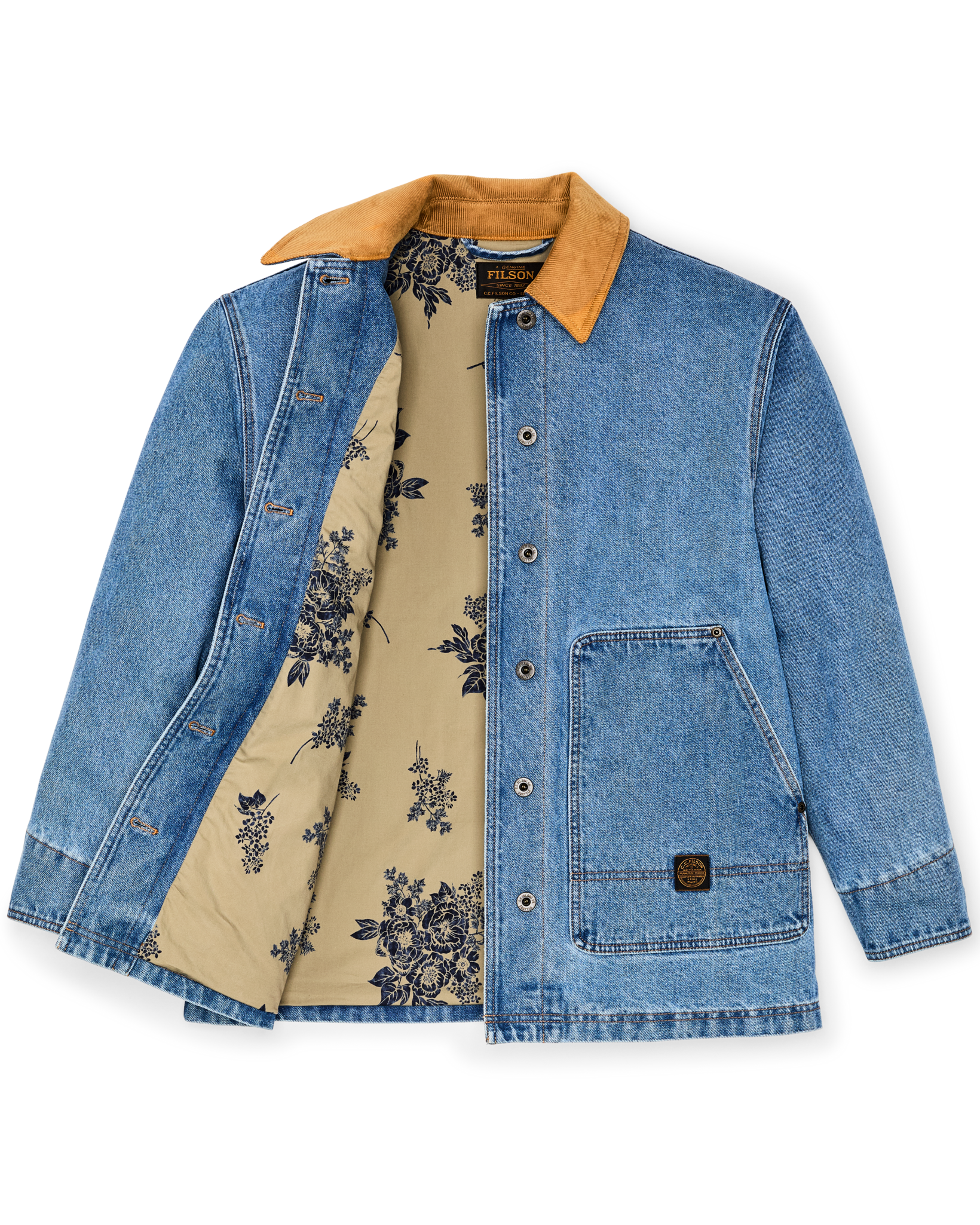 Alternative view of Women's 11-oz. Denim Barn Coat - Light Indigo