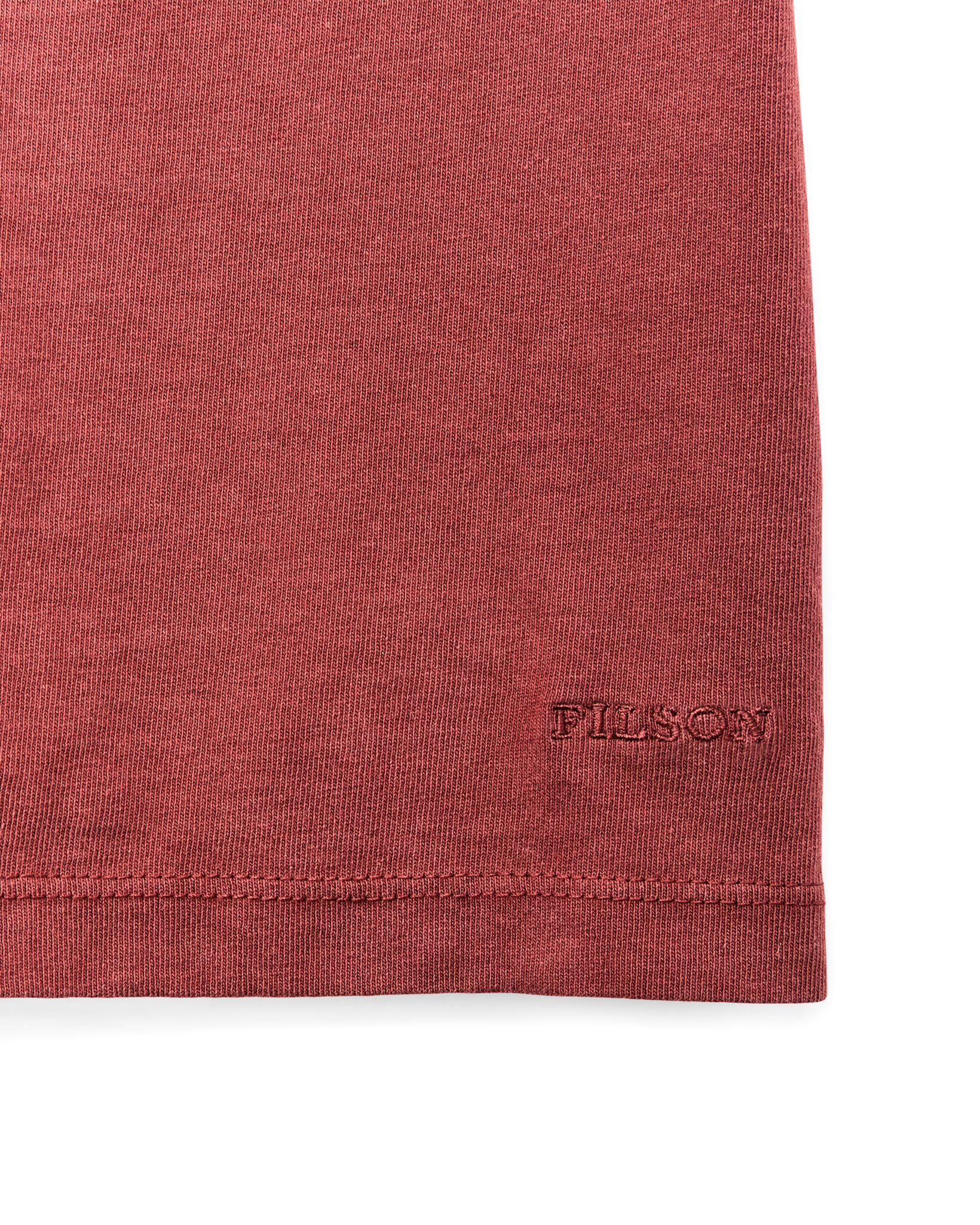Alternative view of Women's Short Sleeve Pocket Tee - Fired Brick