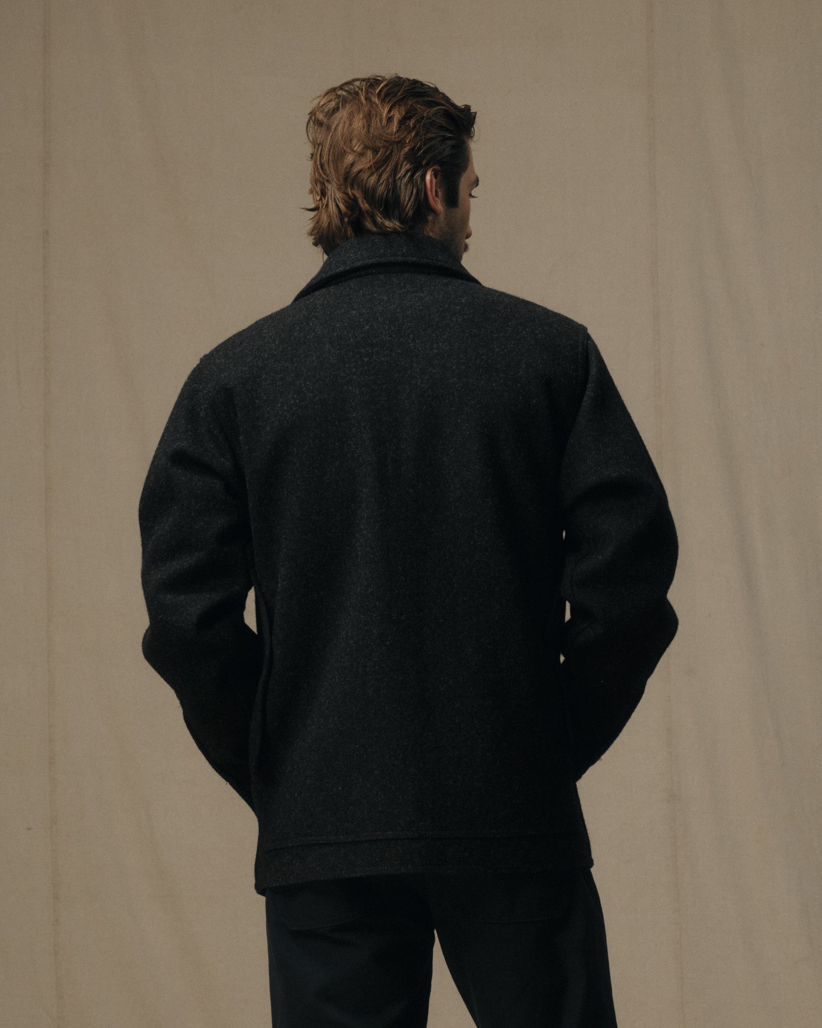 Alternative view of Mackinaw Wool Cruiser Jacket - Charcoal