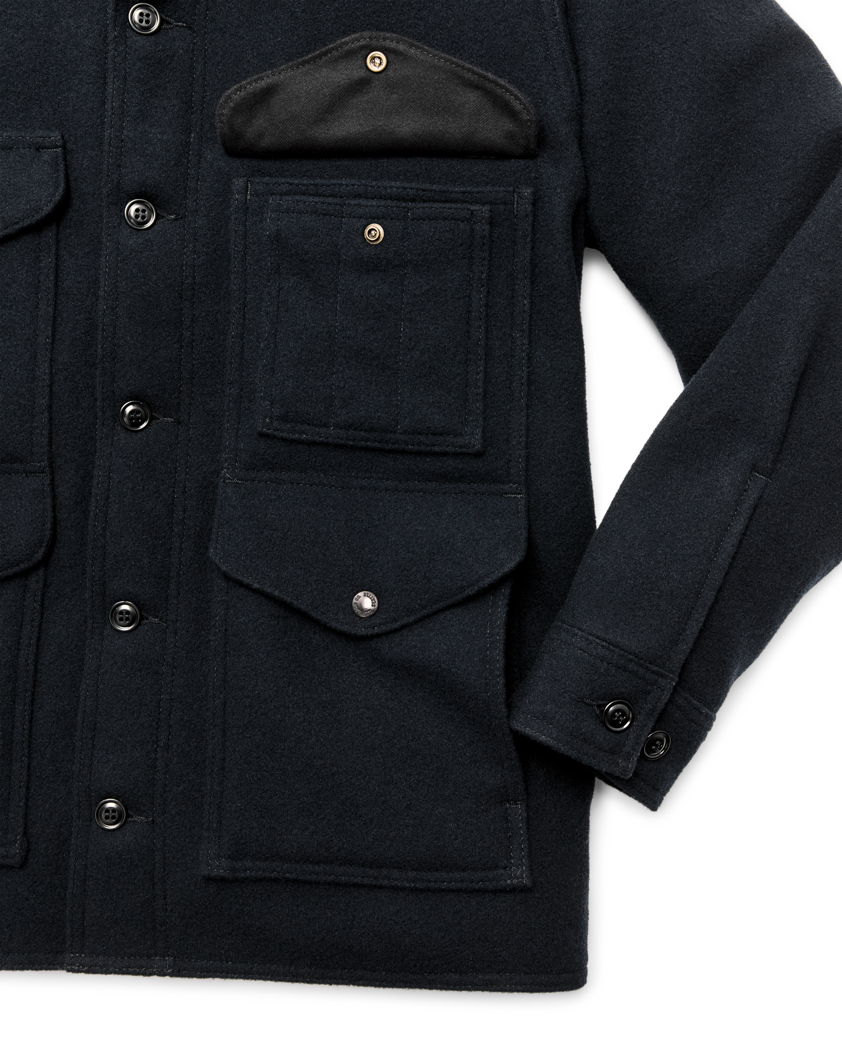 Seattle Wool Cruiser Jacket - Navy - Image 8
