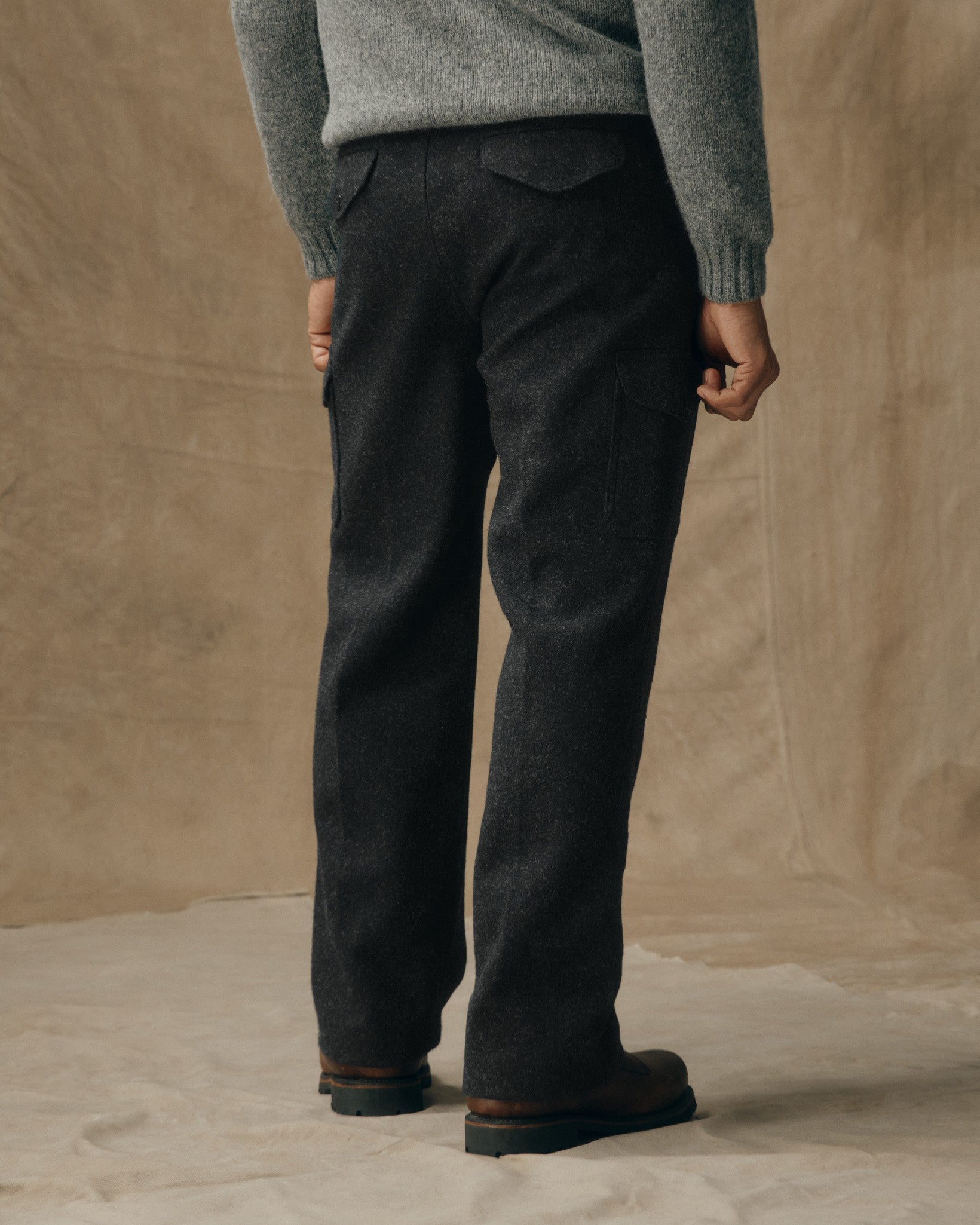 Alternative view of Mackinaw Wool Field Pants - Charcoal