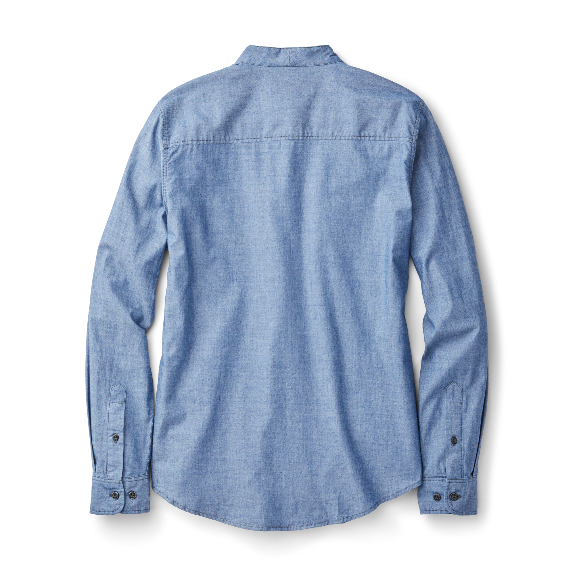 Women's Kadin Island Shirt - Indigo Chambray - Image 3