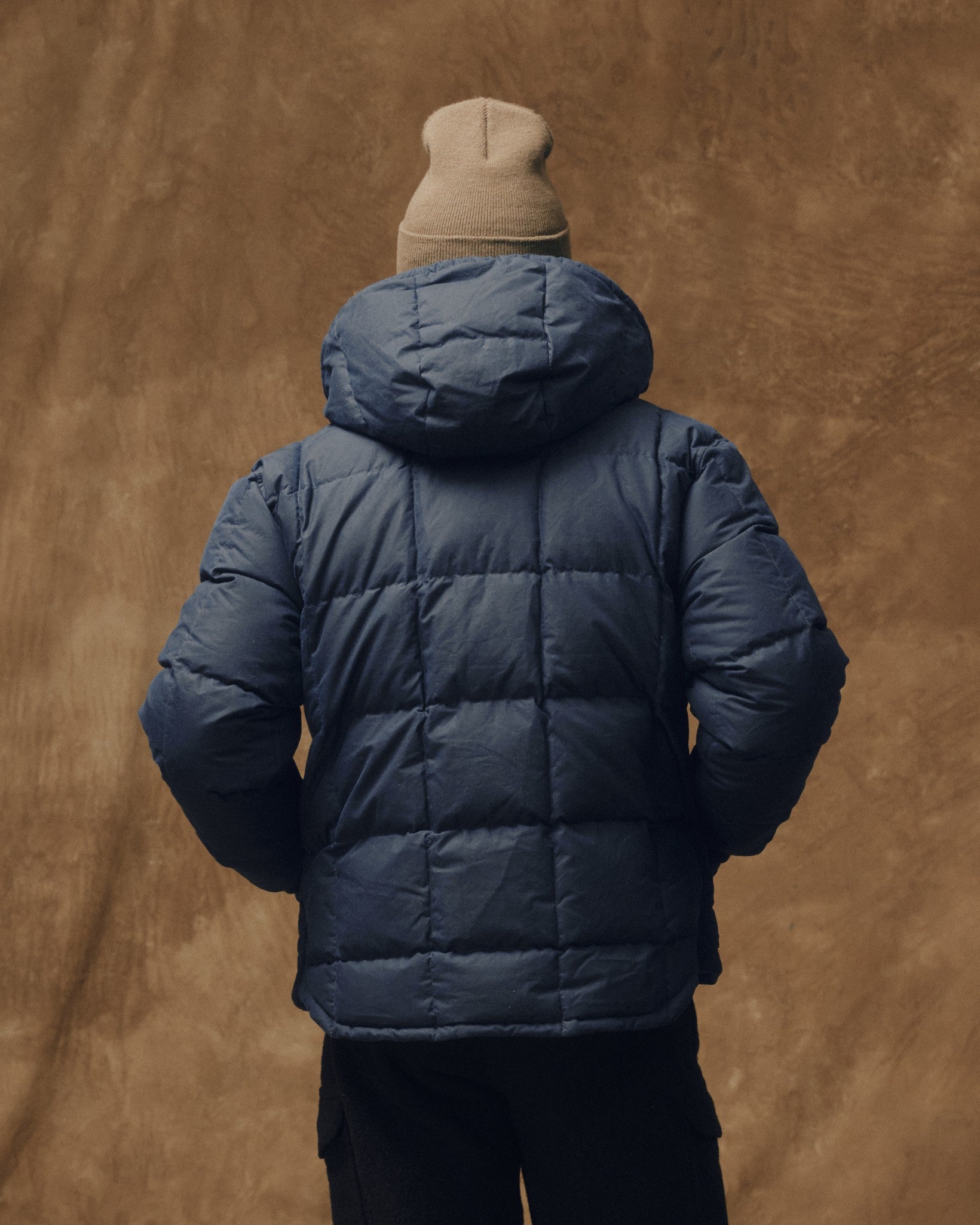 Alternative view of Waxed Down Jacket - Night Sky
