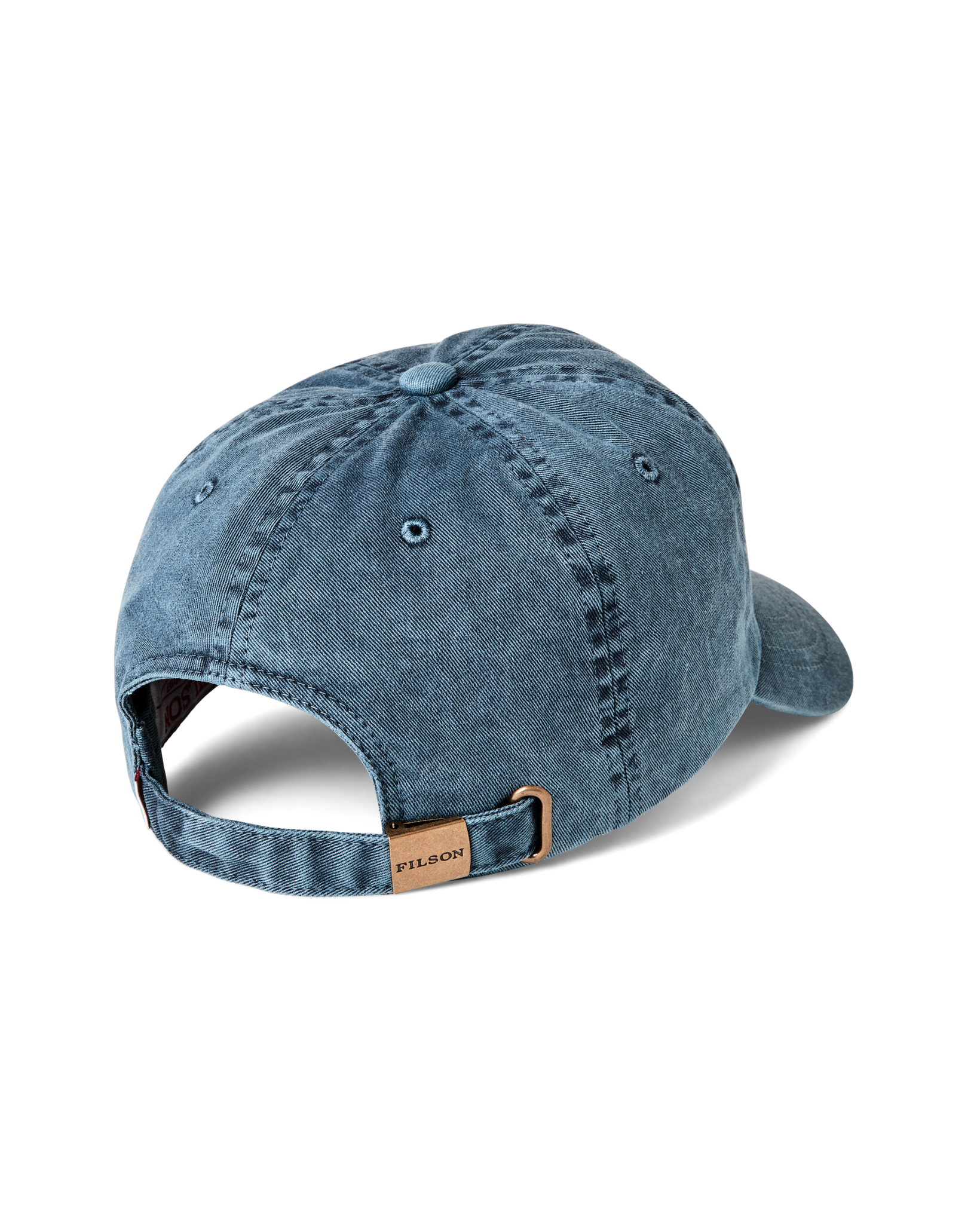 Alternative view of Washed Low-profile Logger Cap - Washed Blue