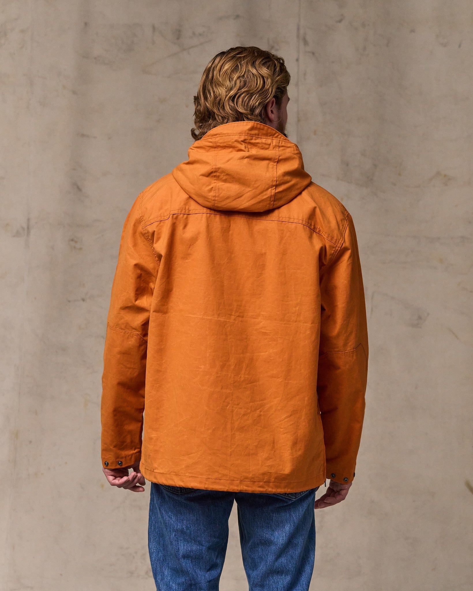 Alternative view of Dry Wax Anorak - Larch Gold