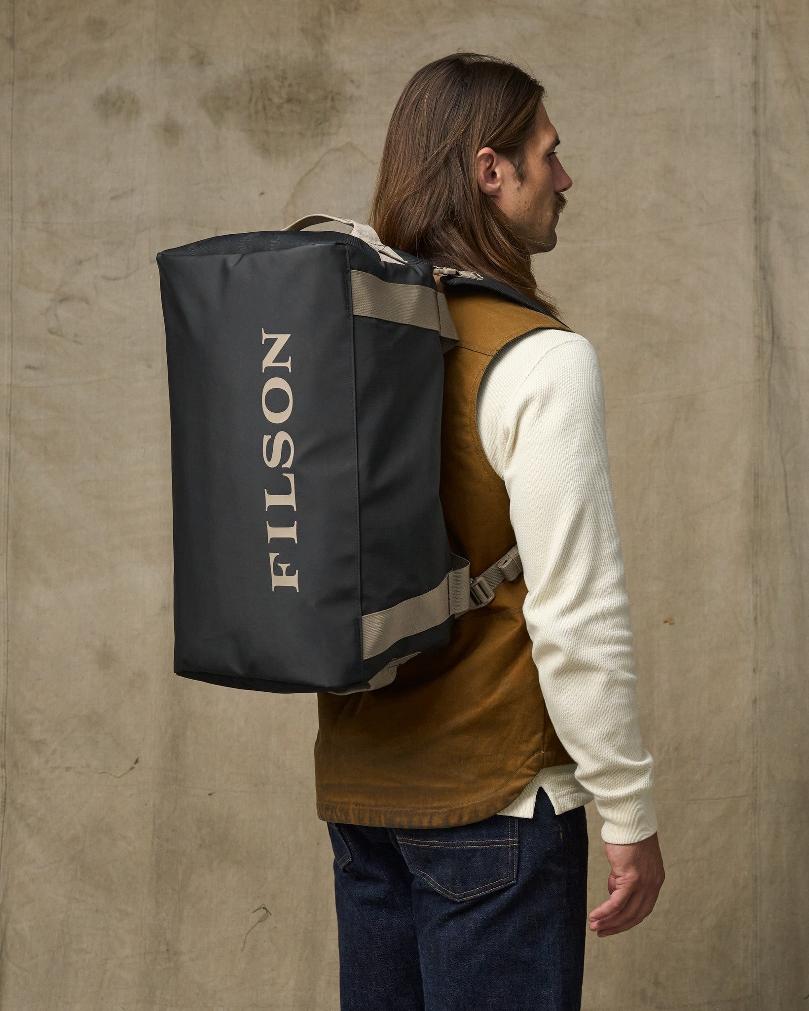 All-weather 40l Duffle - Black / Covert - Image 3