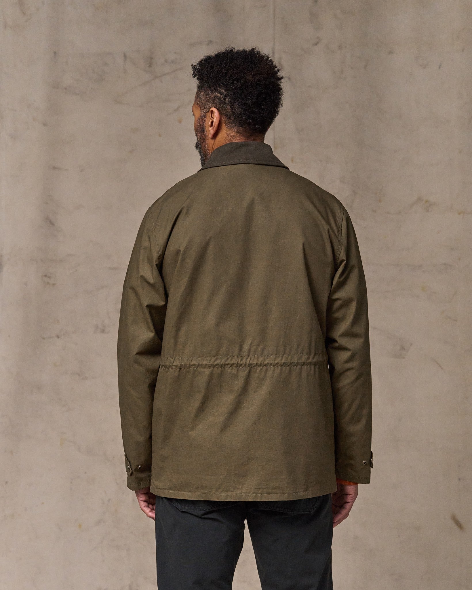Alternative view of Dry Wax Mile Marker Coat - Burnt Olive