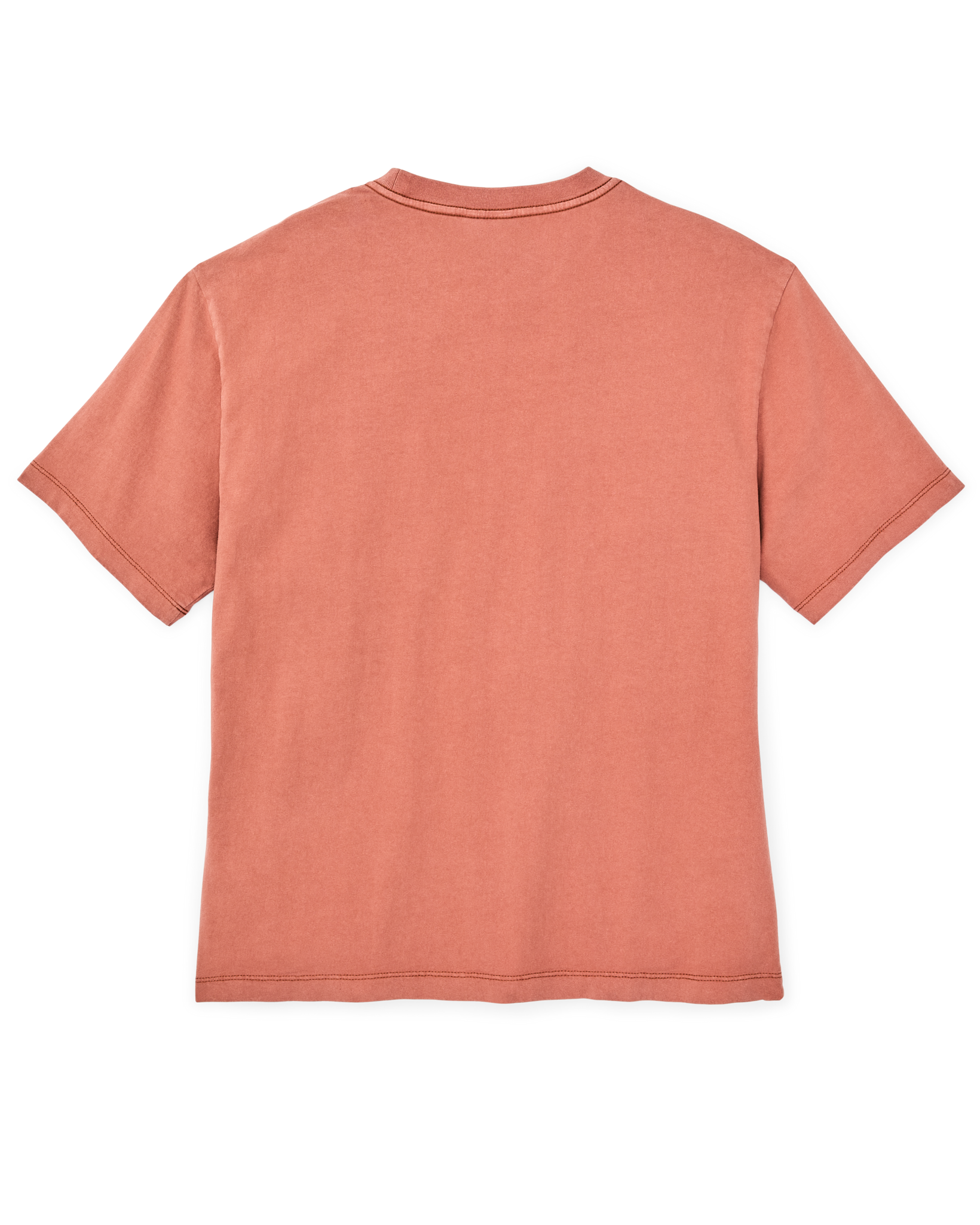 Women's Short Sleeve Pocket Tee - Copper Brown - Image 6