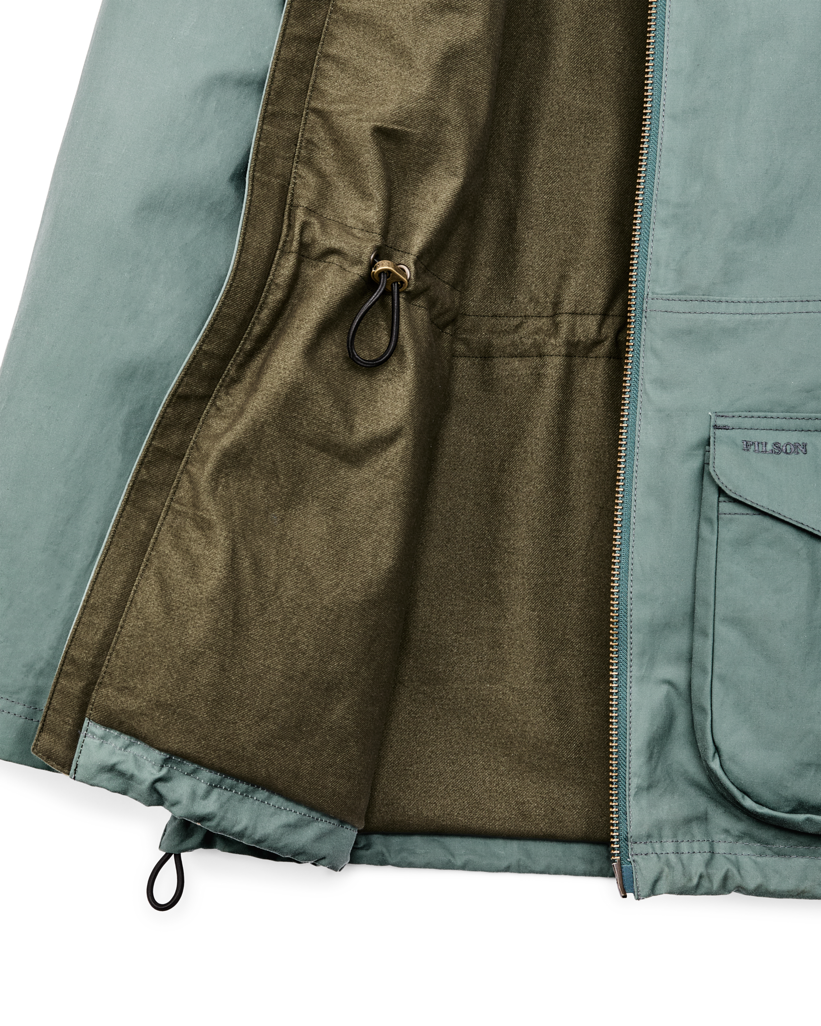 Women's Cover Cloth Raincoat - Balsam Green - Image 7