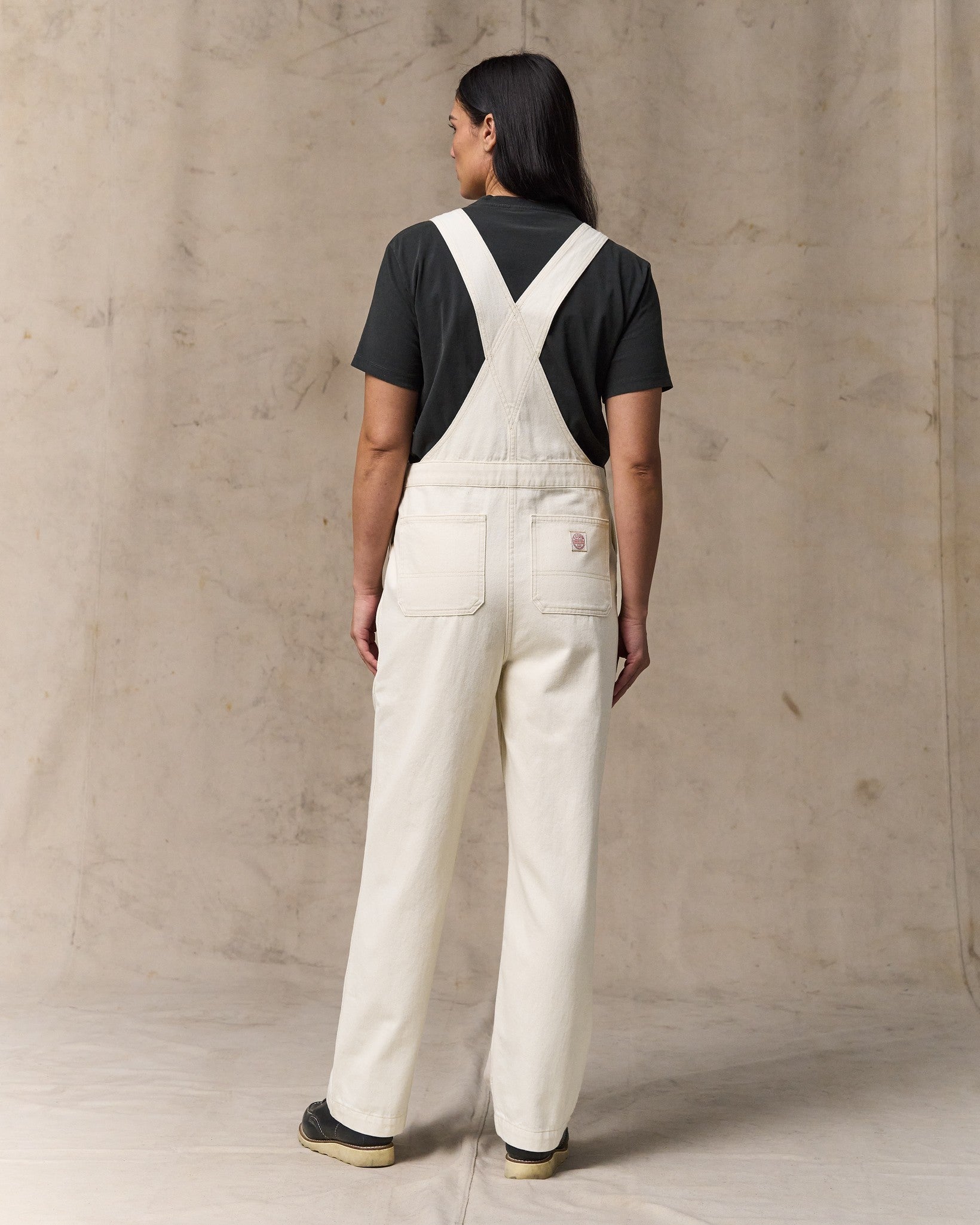 Alternative view of Women's Denim Overalls - Natural Seed