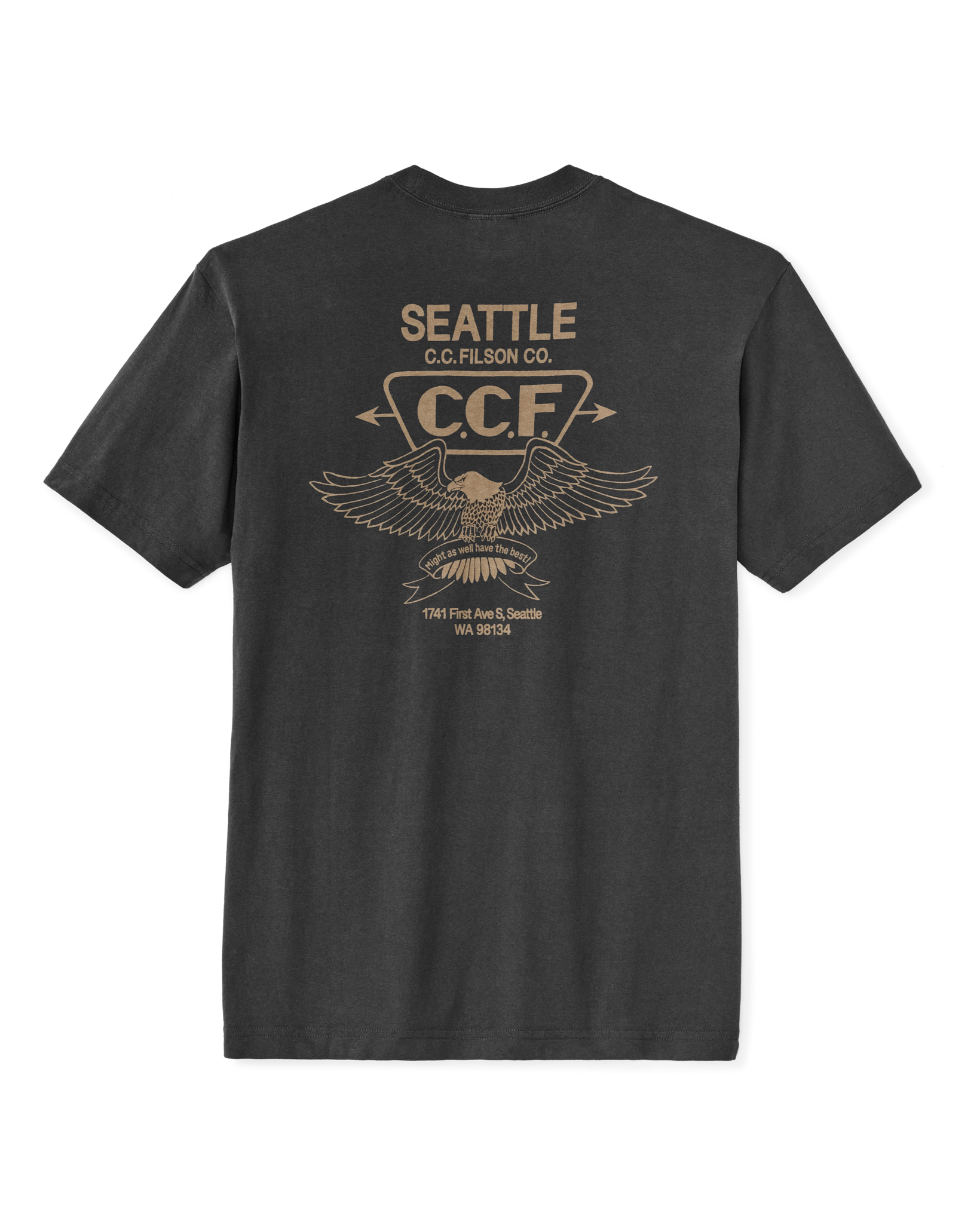Seattle Graphic T-Shirt - Black - Image 2