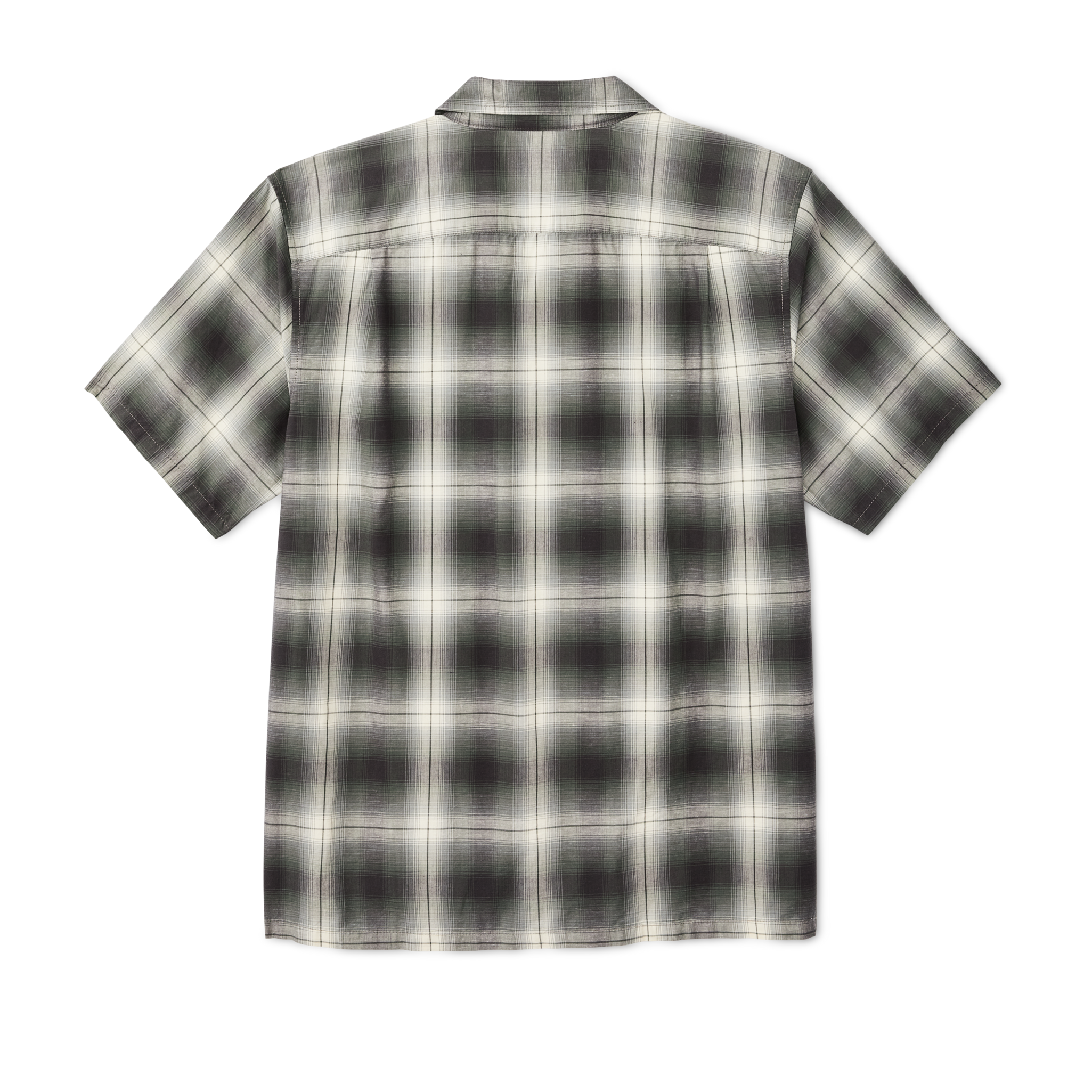 Greenwood Short Sleeve Camp Shirt - Olive / Beige Ombre - Image 2