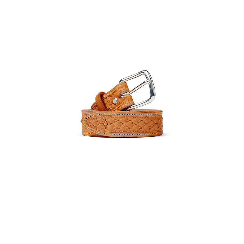 Women's Stamped Belt - Natural - Image 2