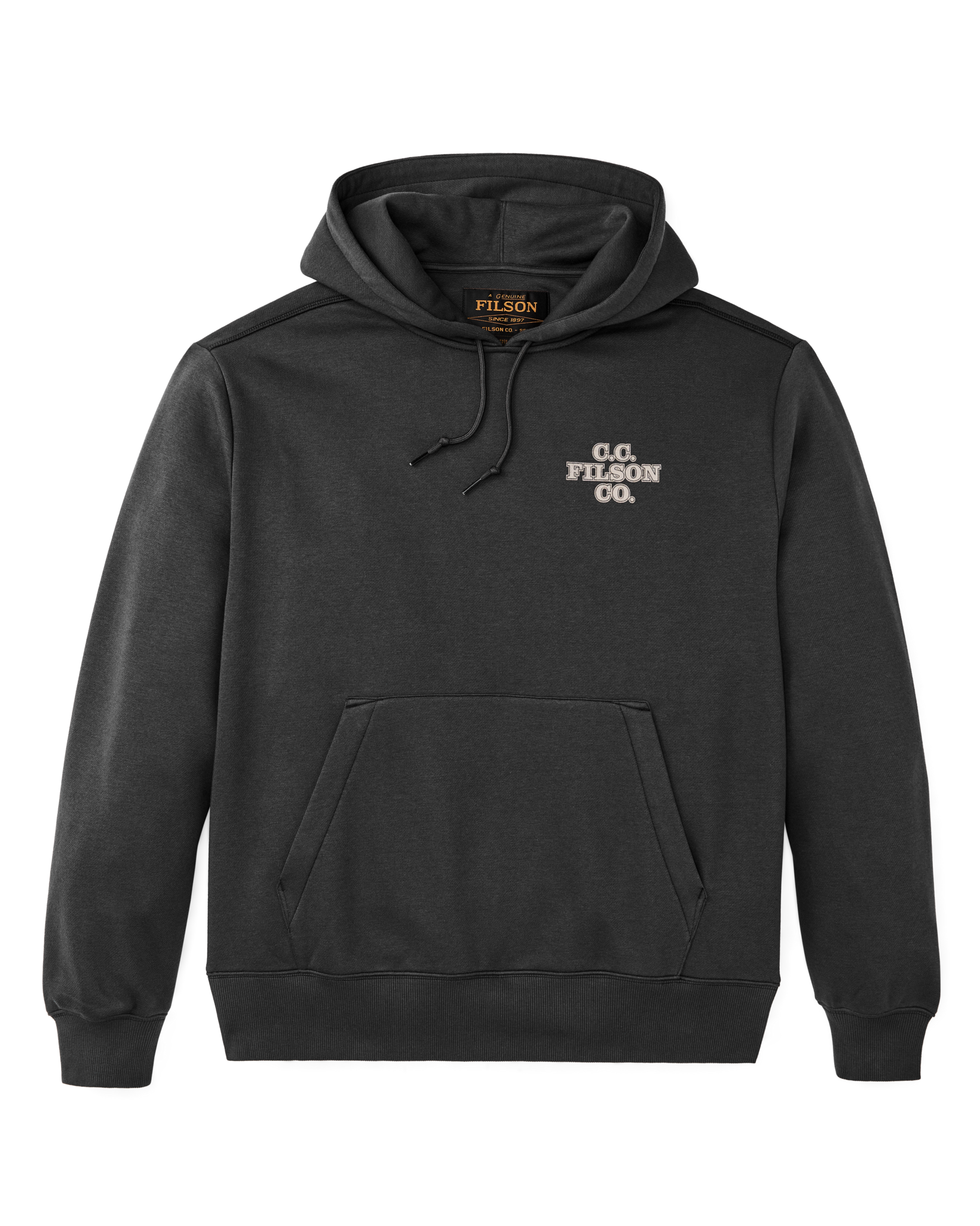 Ballard Graphic Hoodie - Faded Black - Image 2