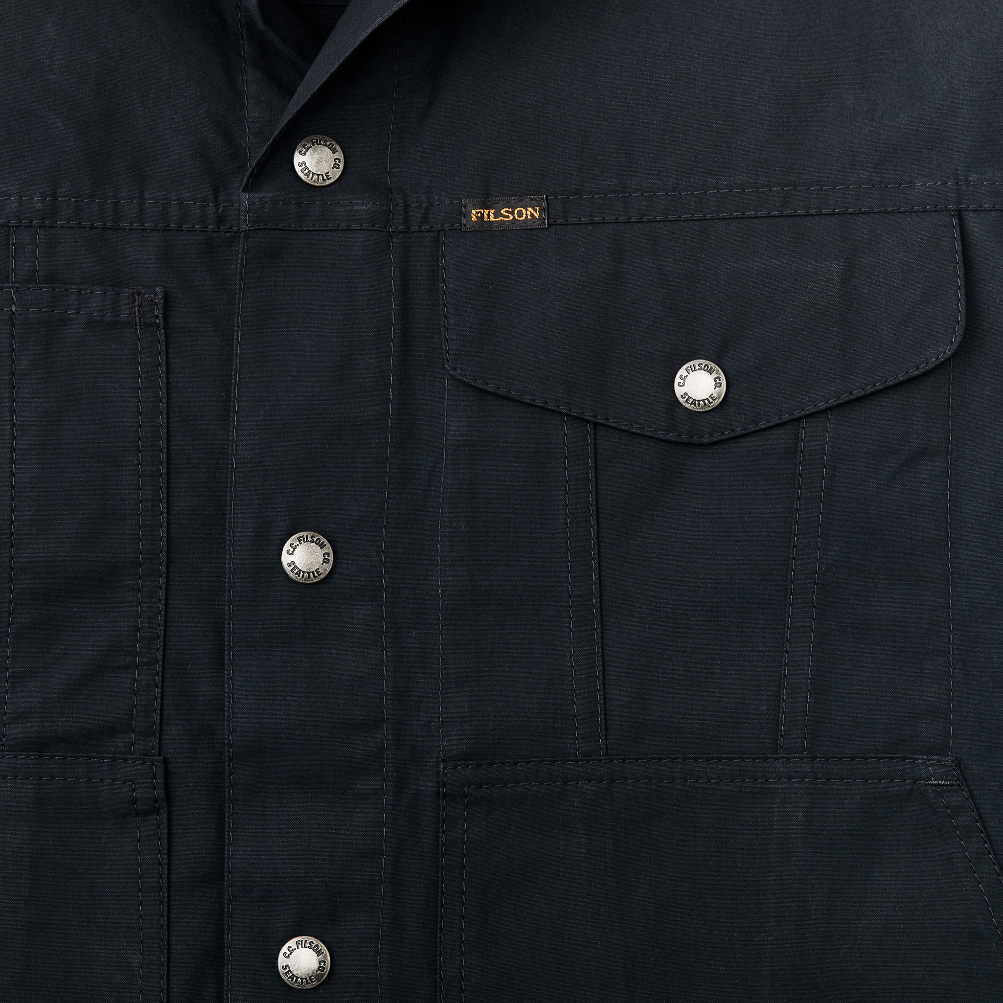 Dry Wax Short Cruiser Jacket - Navy - Image 6