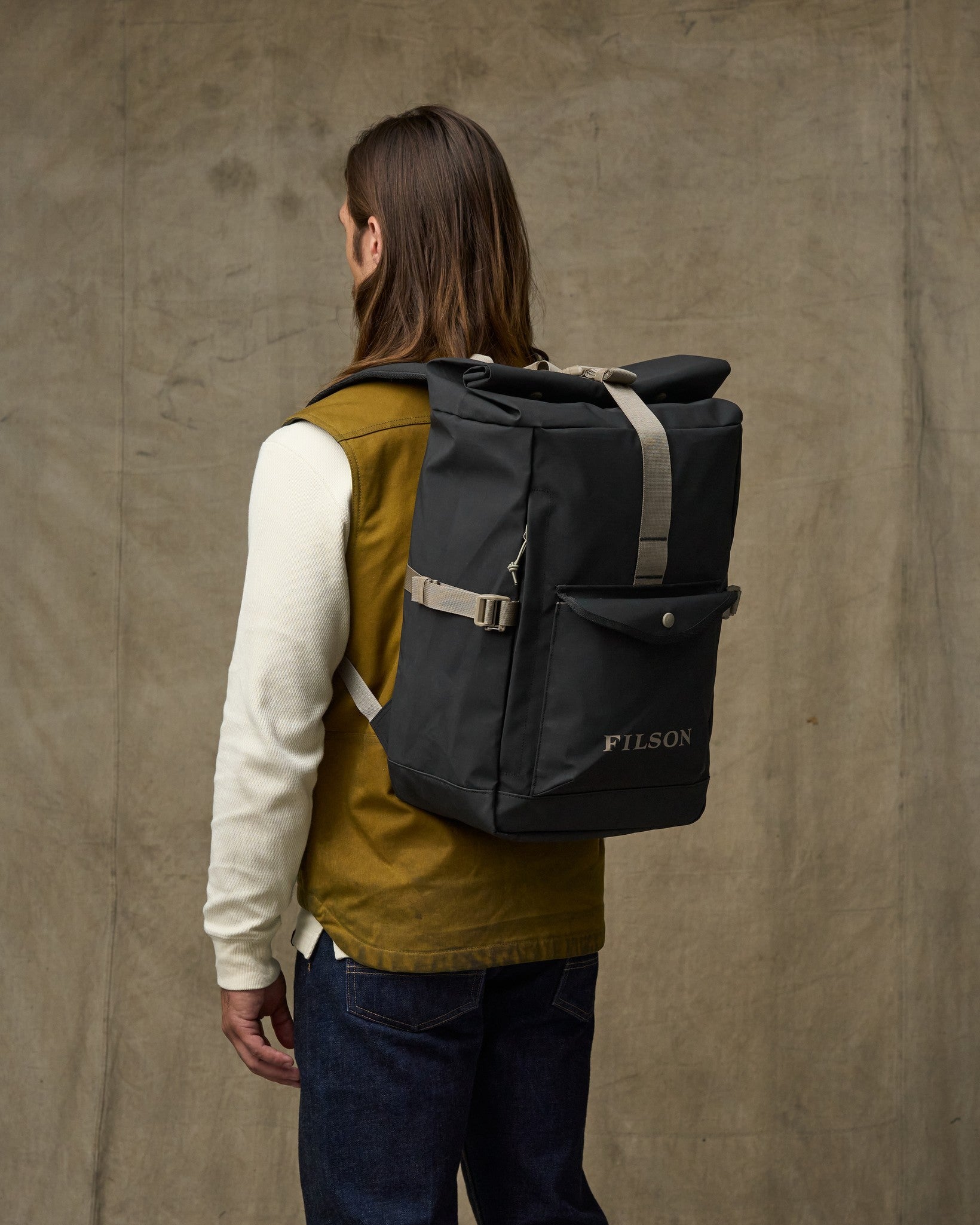 Alternative view of All-Weather Backpack - Black / Covert