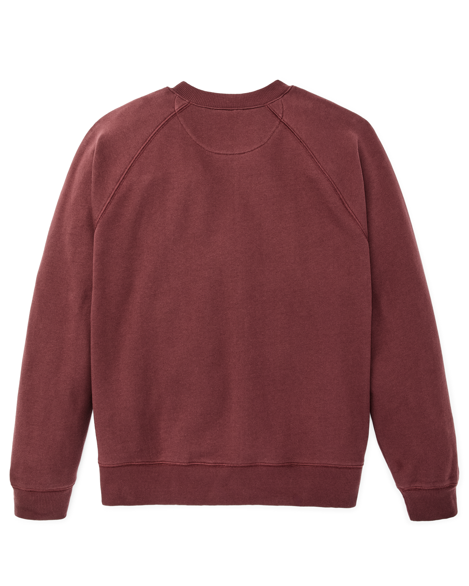Alternative view of Quarter-zip Terry Sweatshirt - Wine