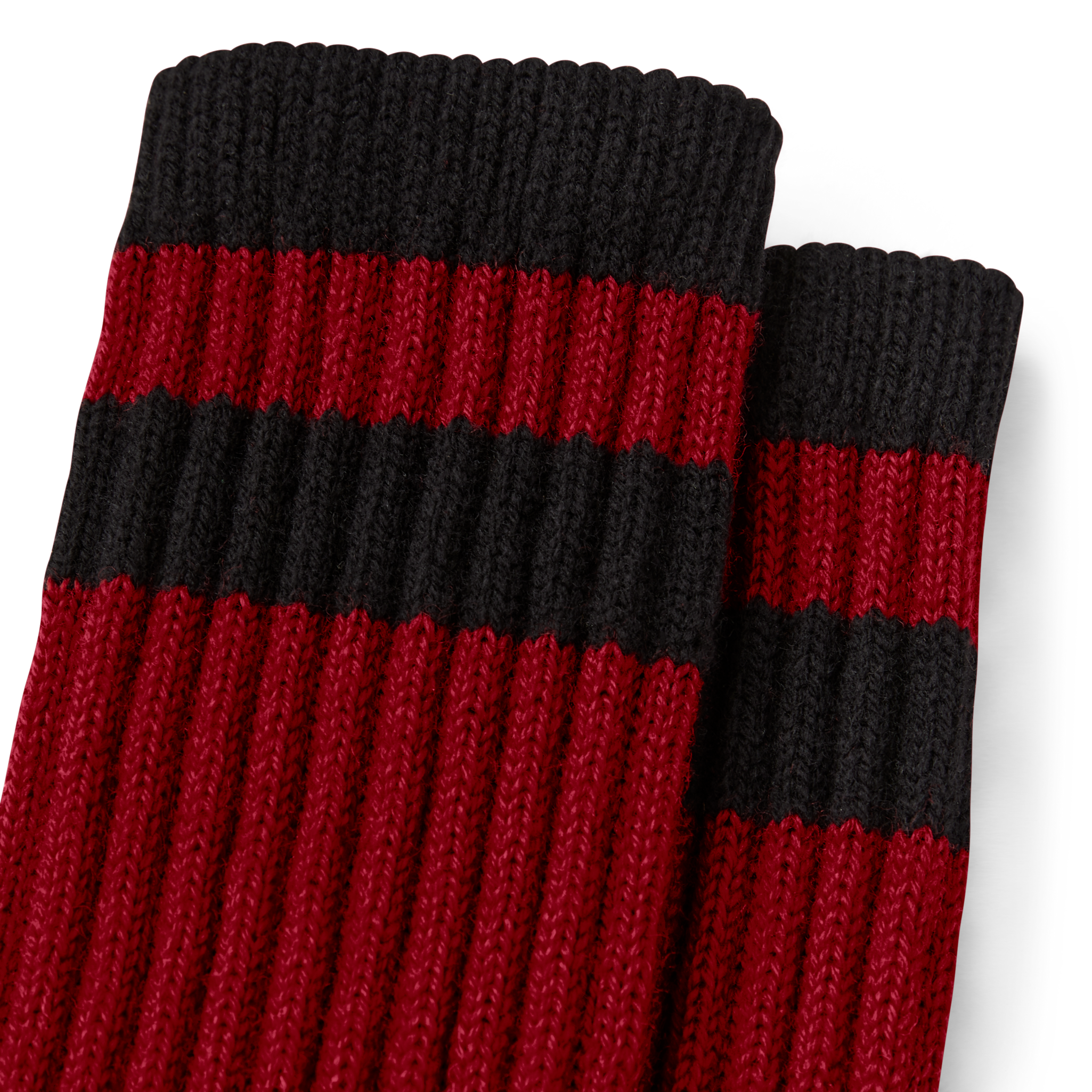 Alternative view of 1970s Logger Thermal Socks - Scarlet