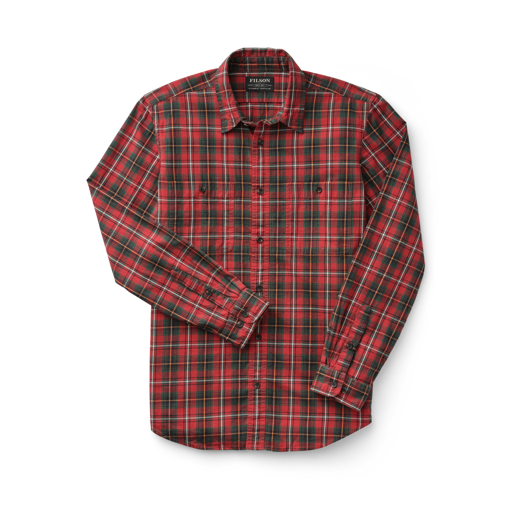 Wildwood Shirt - Red/black/flame Plaid